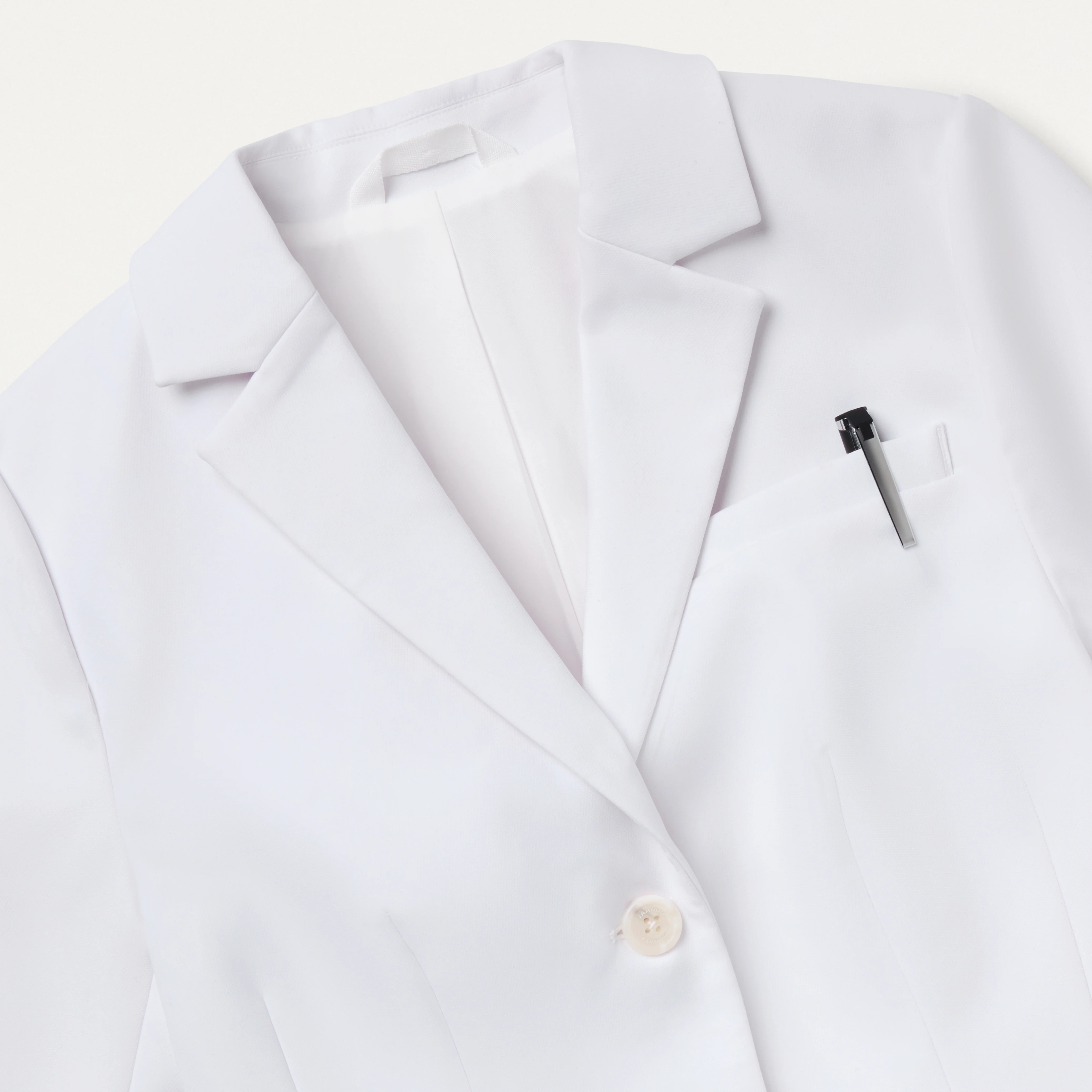 Linea 34" White Coat - White - Image 11
