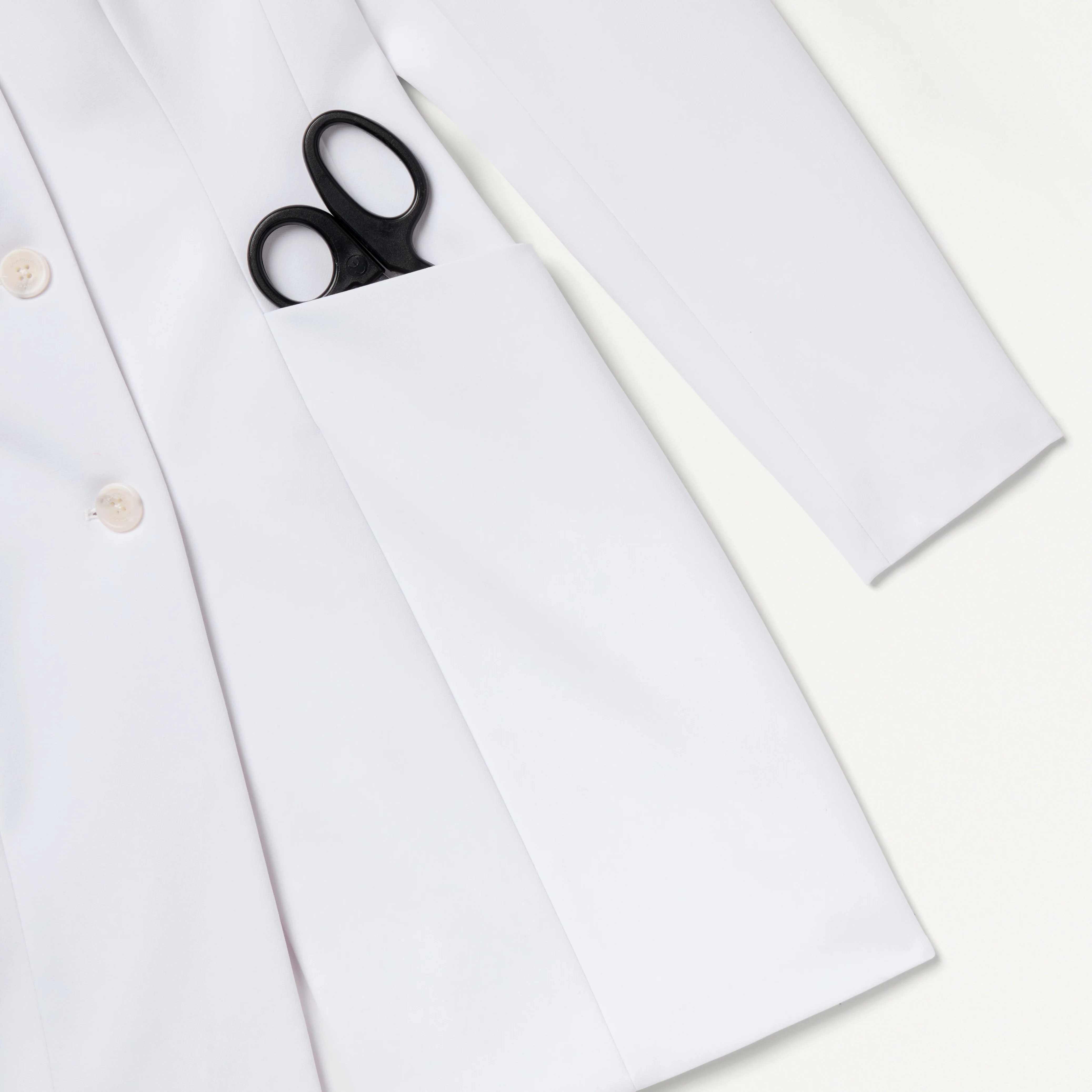 Linea 34" White Coat - White - Image 12