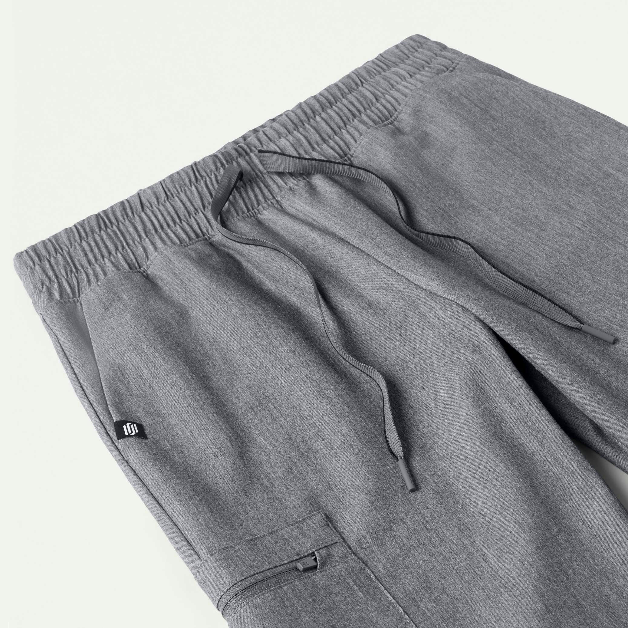 Neo Everyday Cargo Scrub Jogger - Heather Gray - Image 7