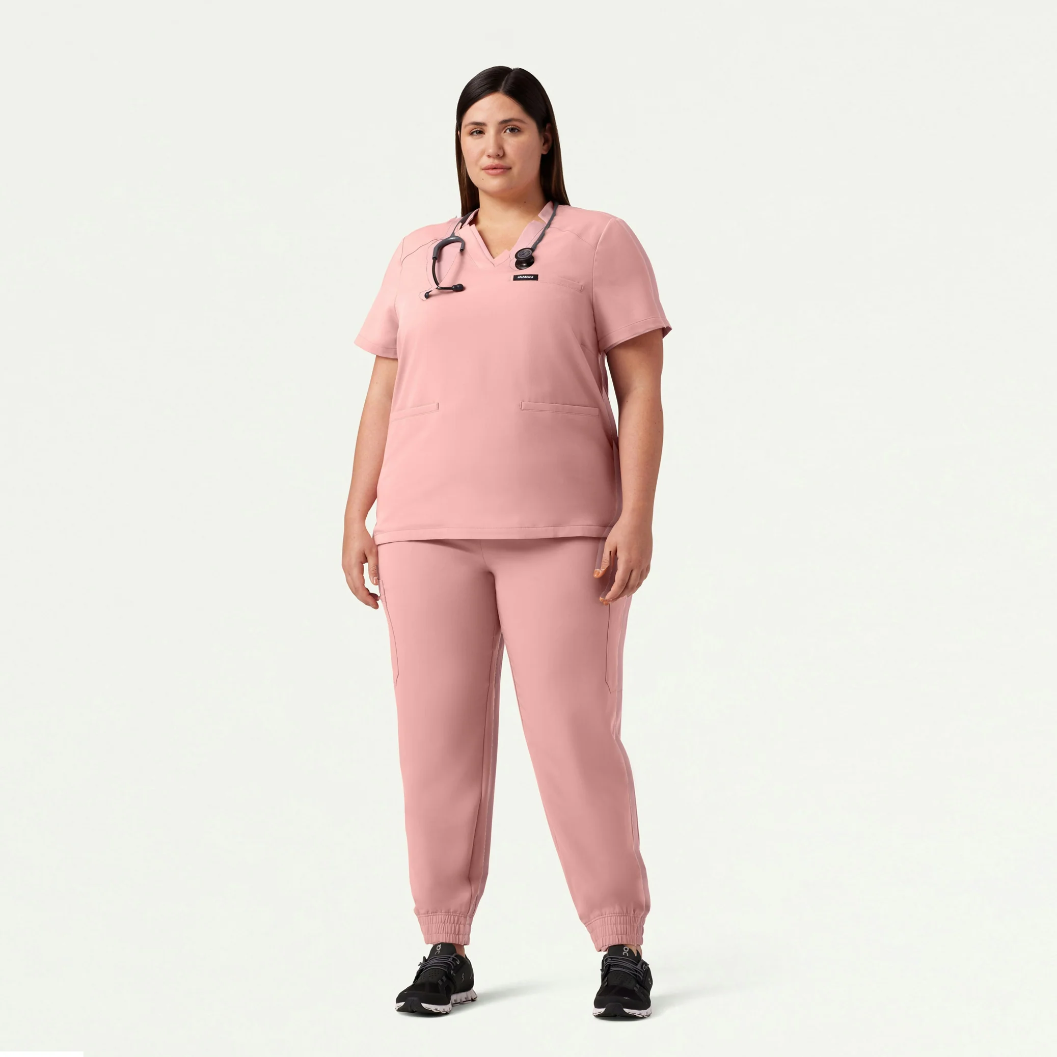 Neo Everyday Cargo Scrub Jogger - Mauve - Image 6
