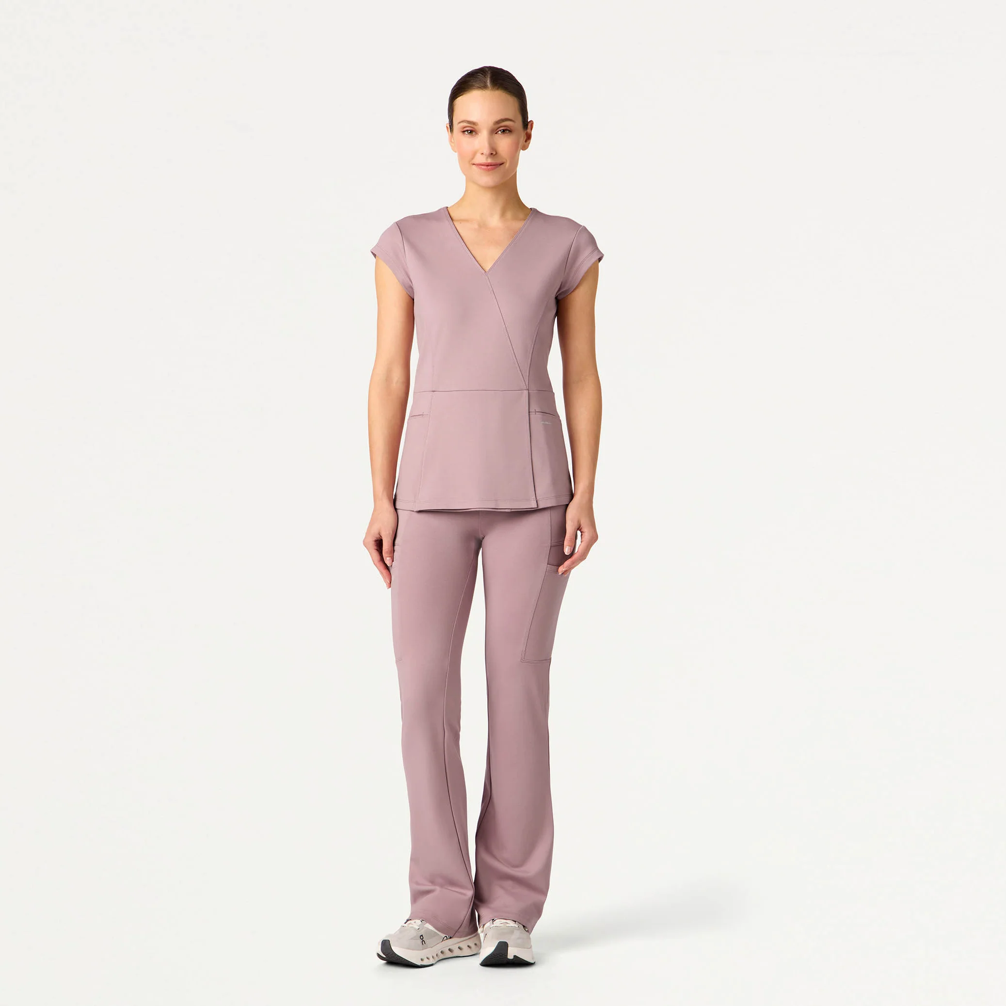 Perri UltraSOFT™ Yoga Scrub Pant - Blossom - Image 2