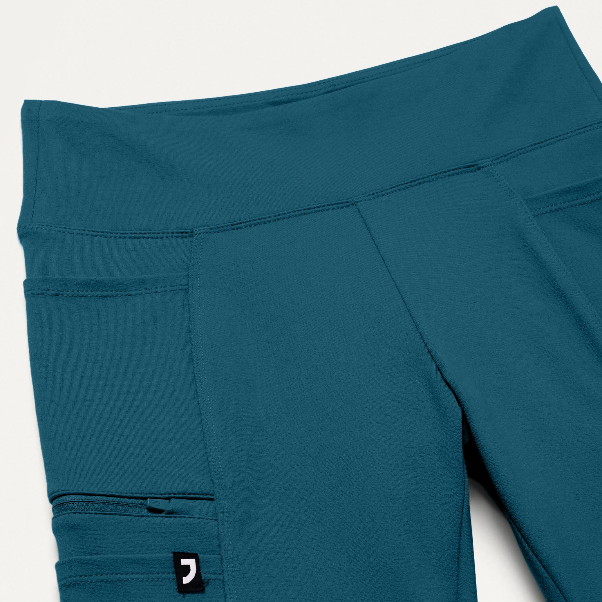 Perri UltraSOFT™ Yoga Scrub Pant - Caribbean Blue - Image 8