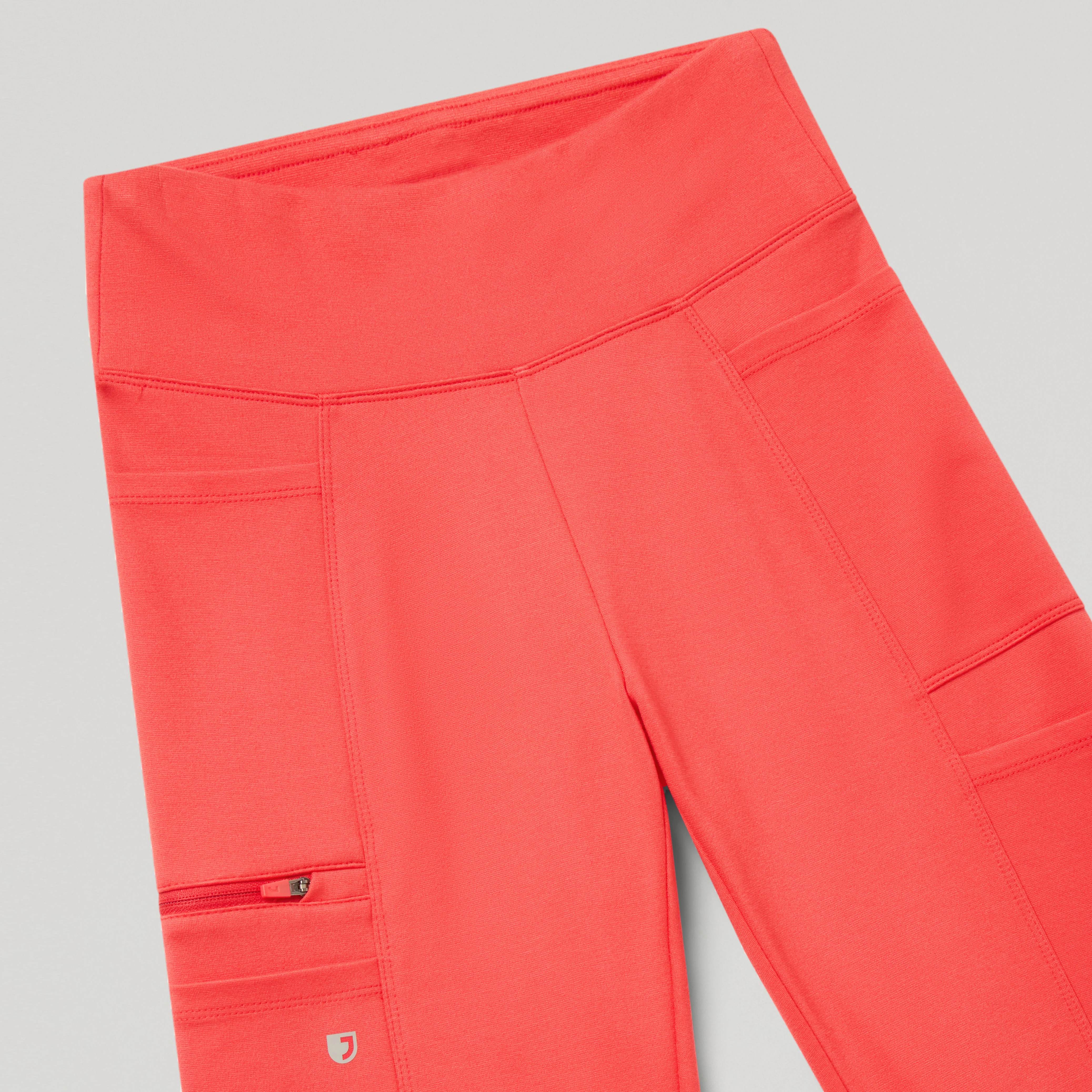 Perri UltraSOFT™ Yoga Scrub Pant - Coral - Image 4
