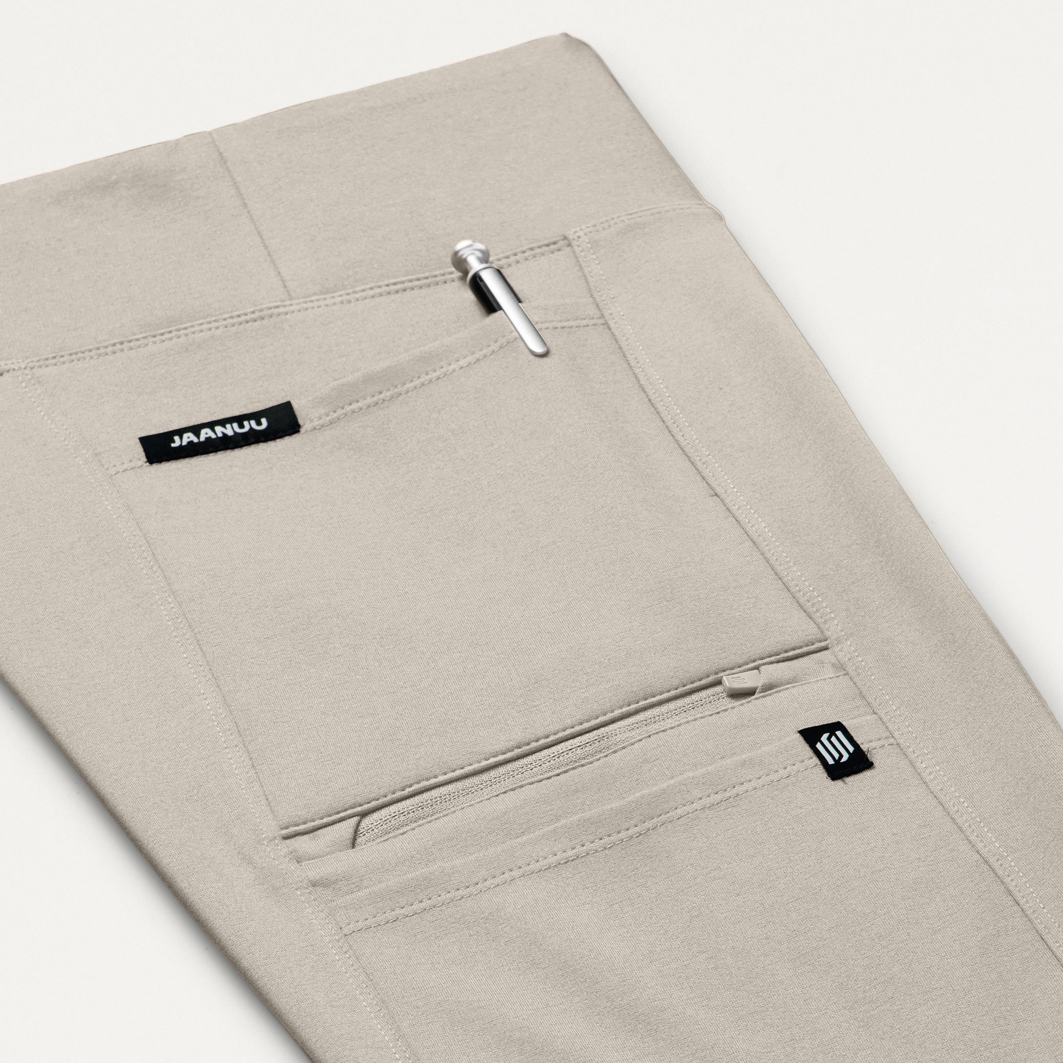 Perri UltraSOFT™ Yoga Scrub Pant - Fog - Image 6