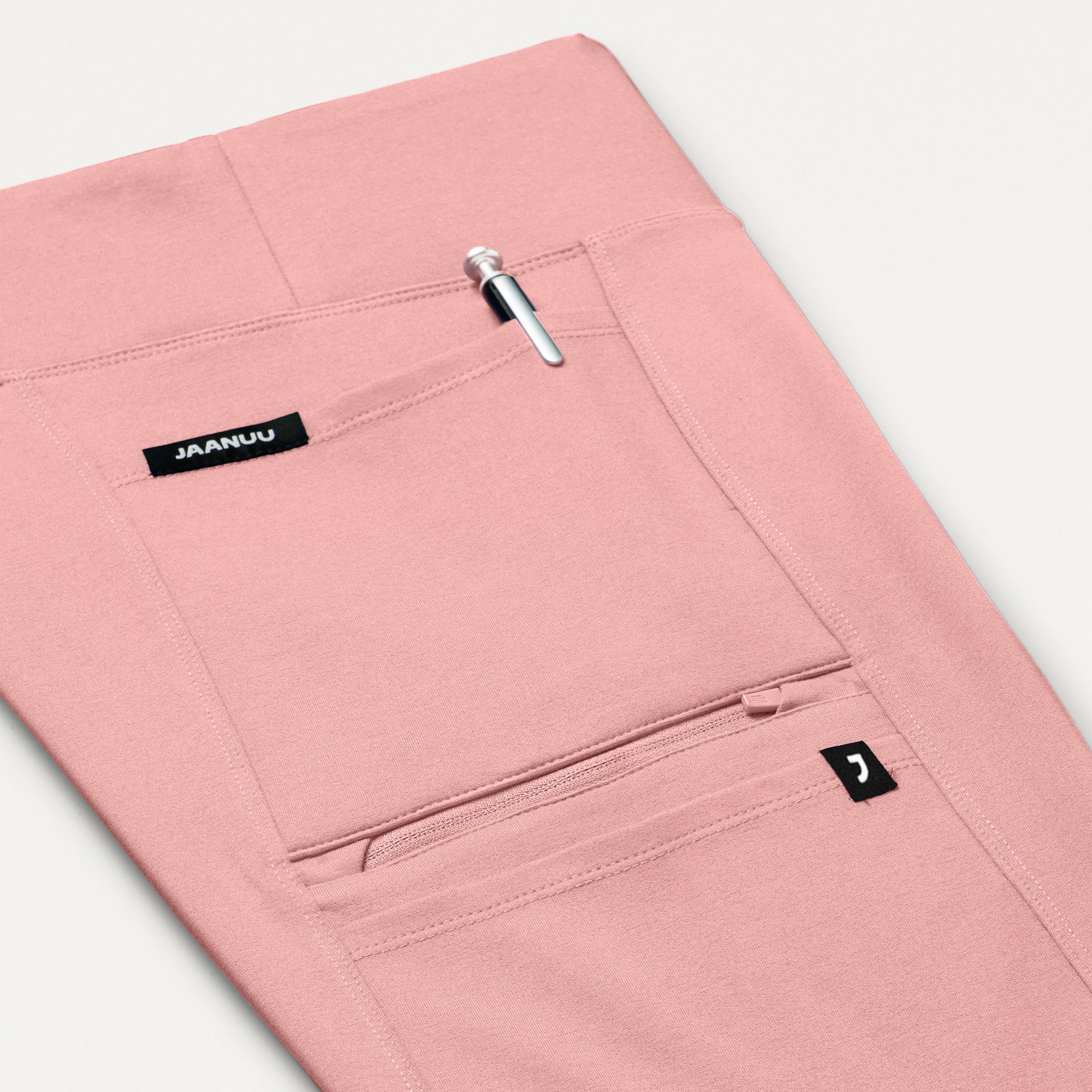 Perri UltraSOFT™ Yoga Scrub Pant - Mauve - Image 10