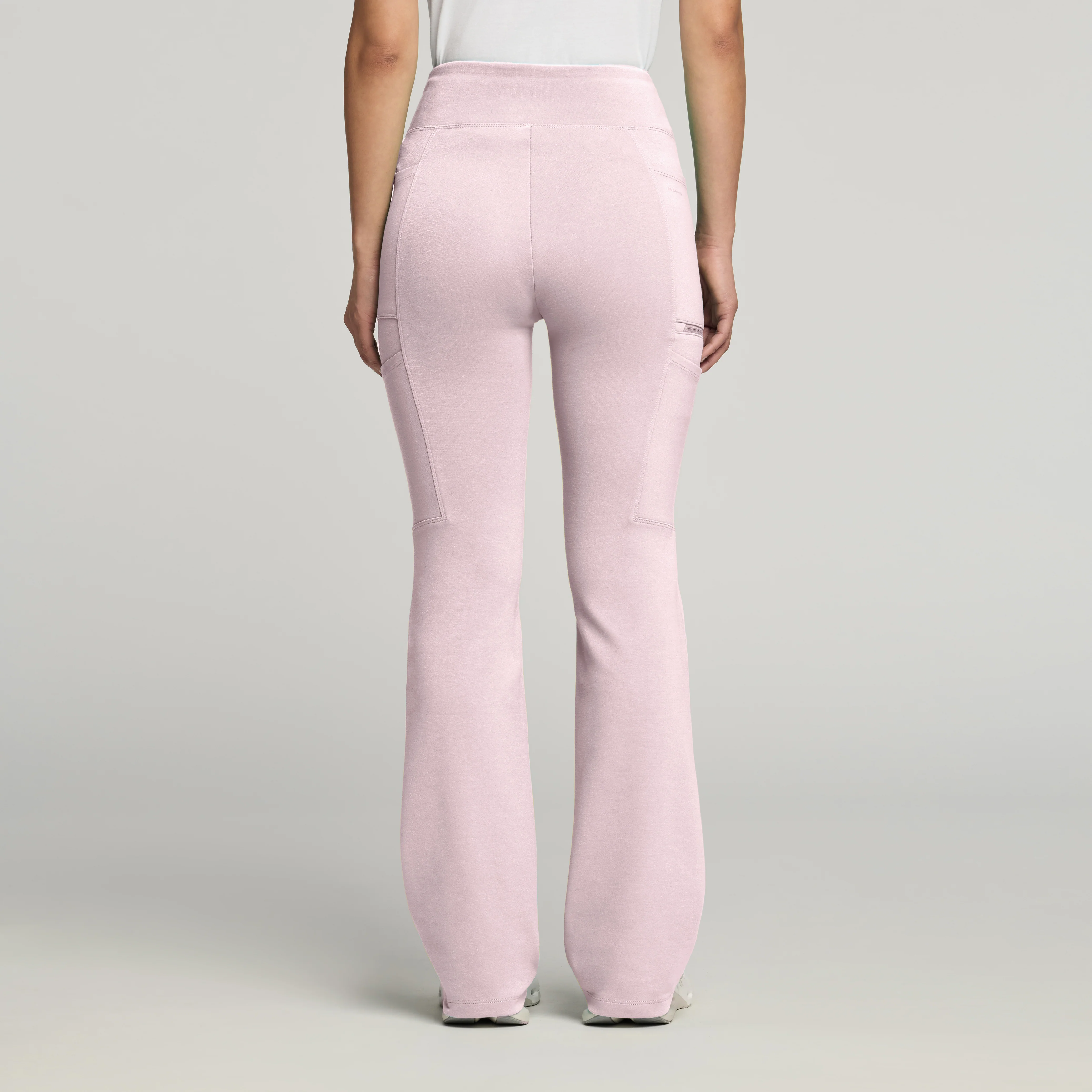 Perri UltraSOFT™ Yoga Scrub Pant - Rose Quartz - Image 3