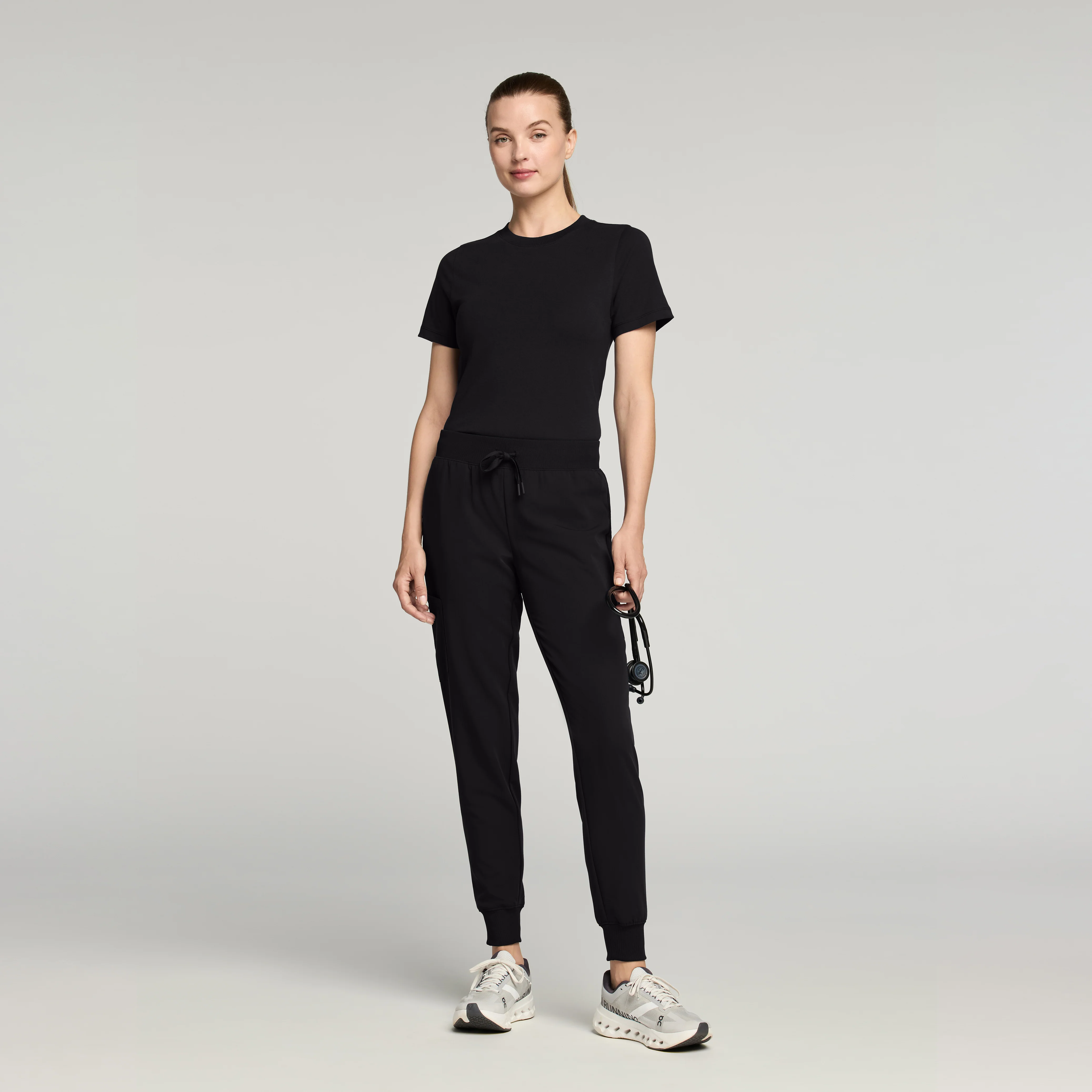 Regenˣ Short-Sleeve Cotton Underscrub - Black - Image 3