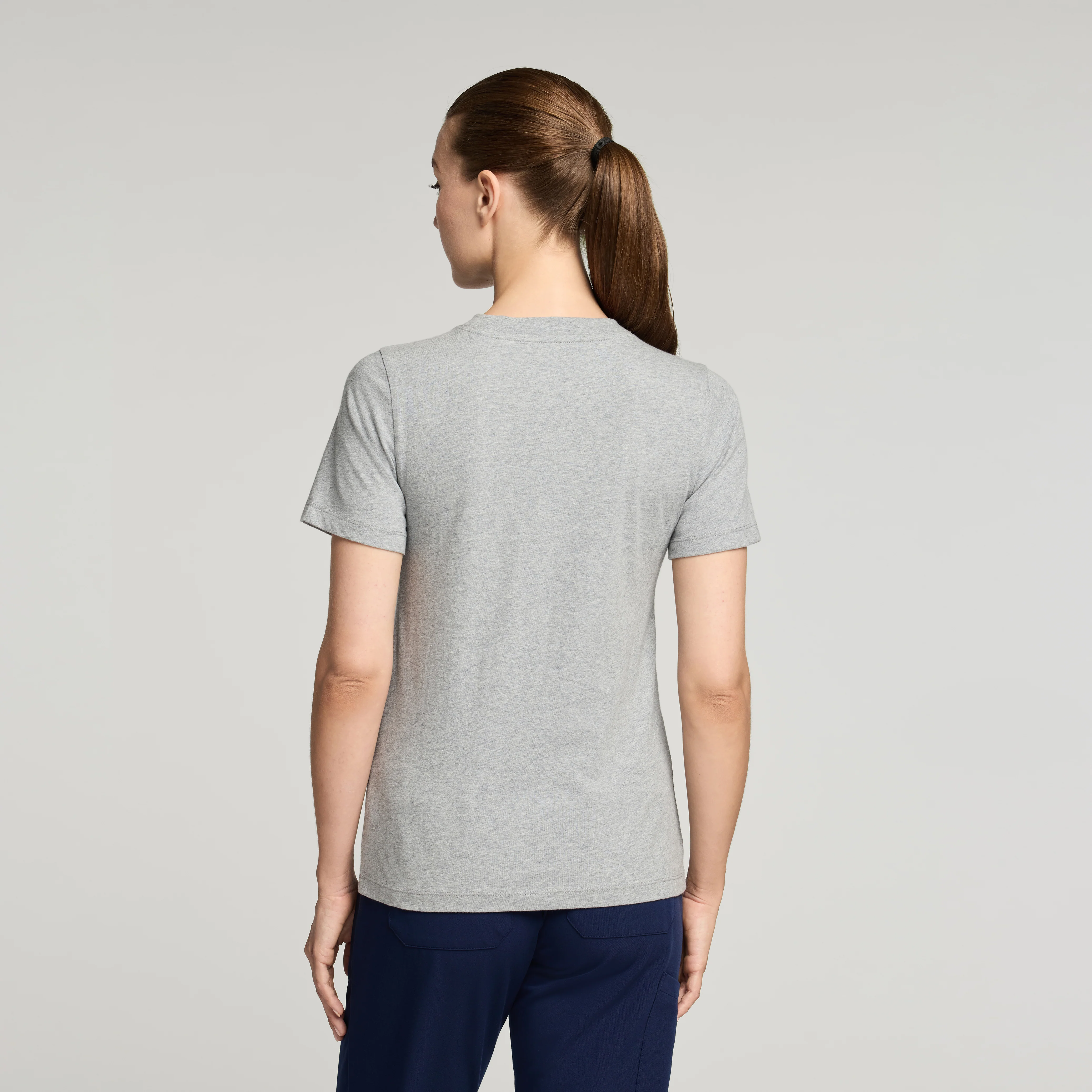 Regenˣ Short-Sleeve Cotton Underscrub - Heather Gray - Image 5
