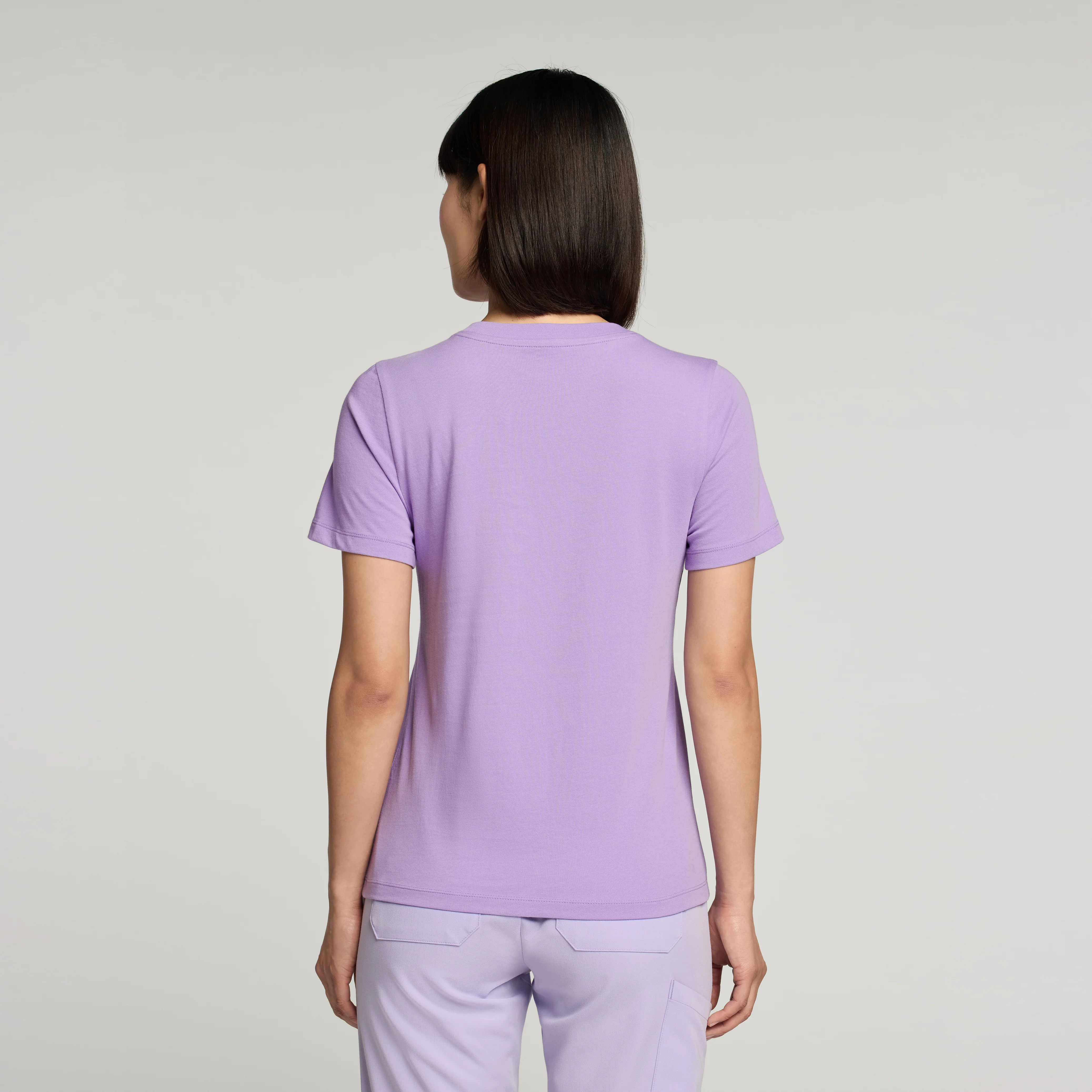 Regenˣ Short-Sleeve Cotton Underscrub - Lavender Haze - Image 5