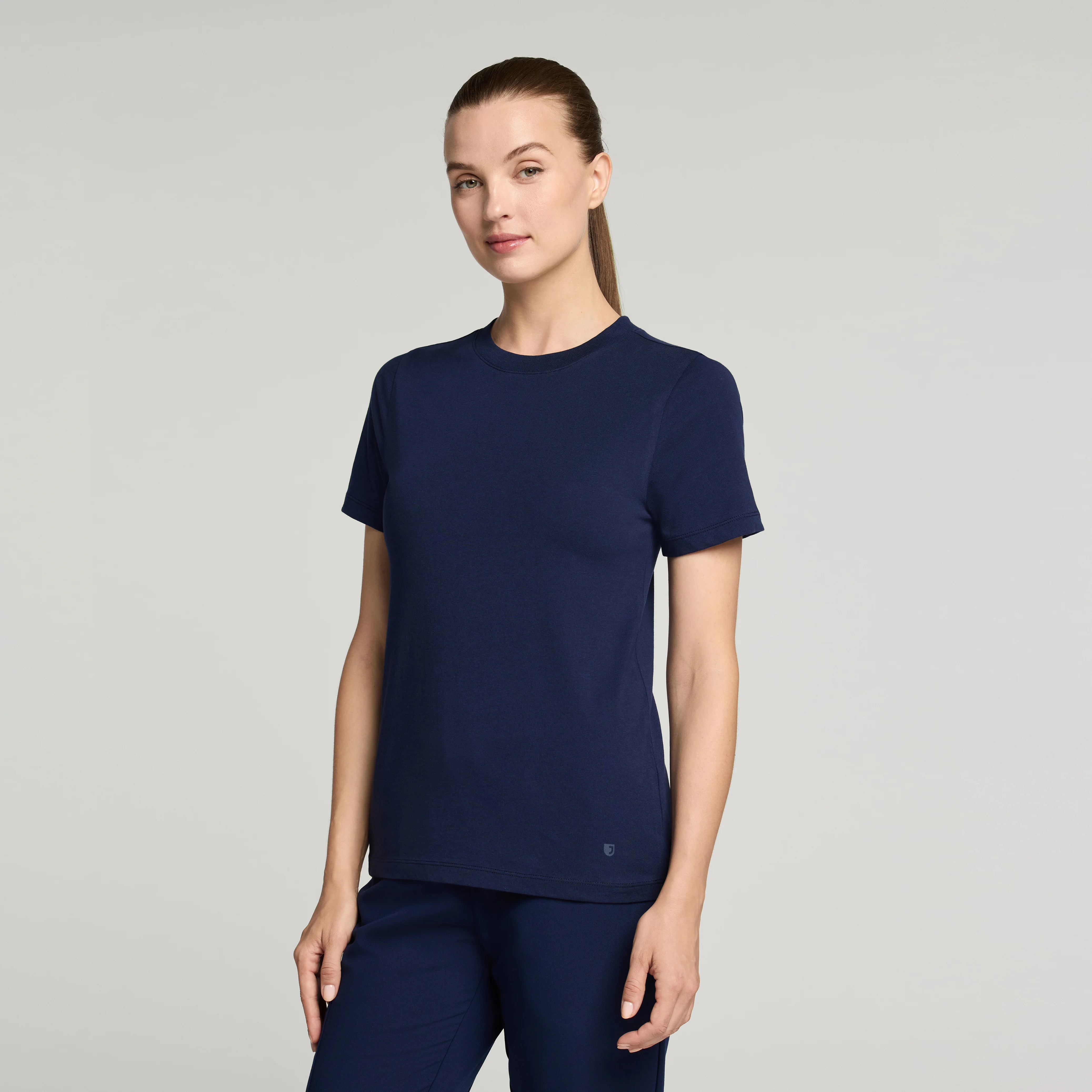 Regenˣ Short-Sleeve Cotton Underscrub - Midnight Navy - Image 3