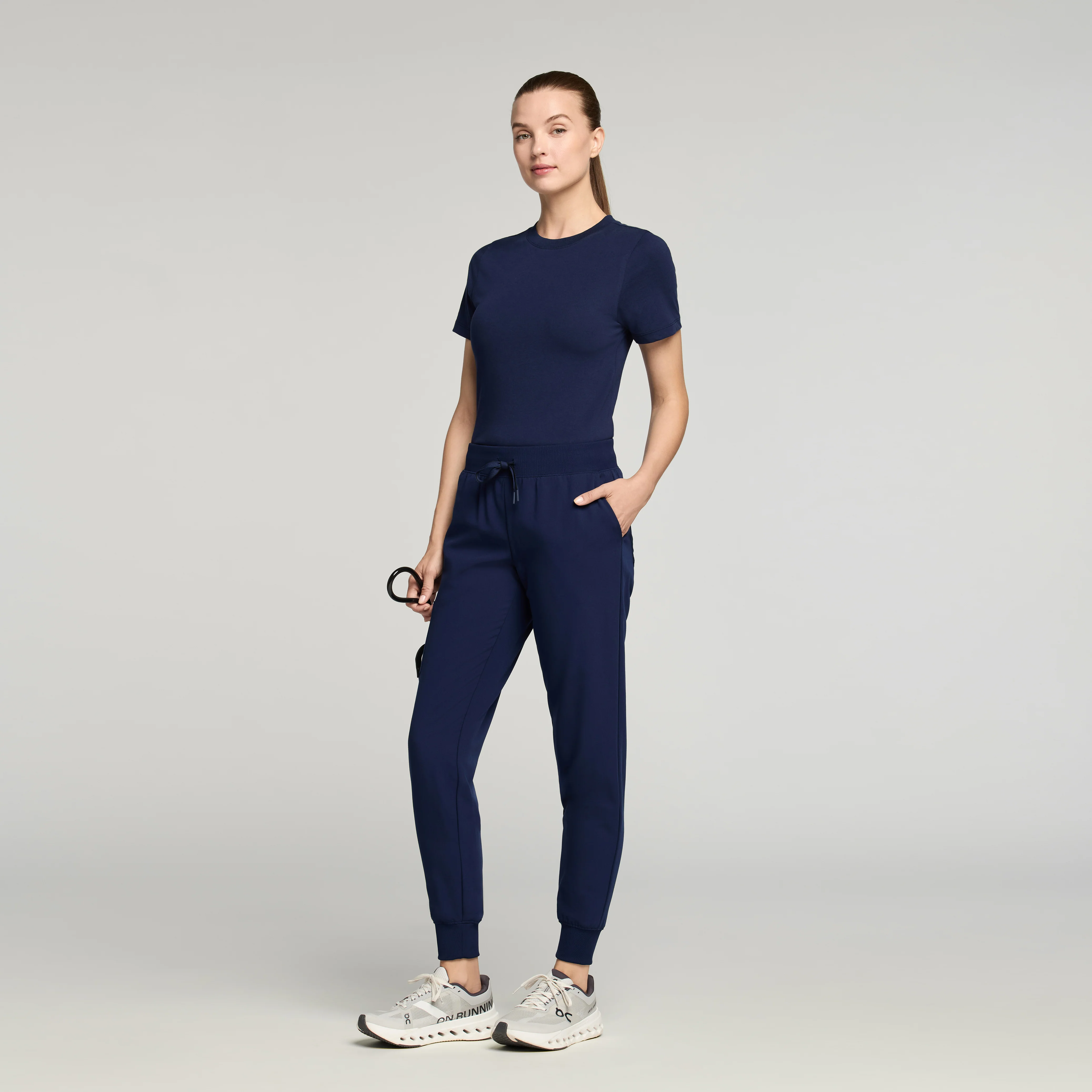 Regenˣ Short-Sleeve Cotton Underscrub - Midnight Navy - Image 4