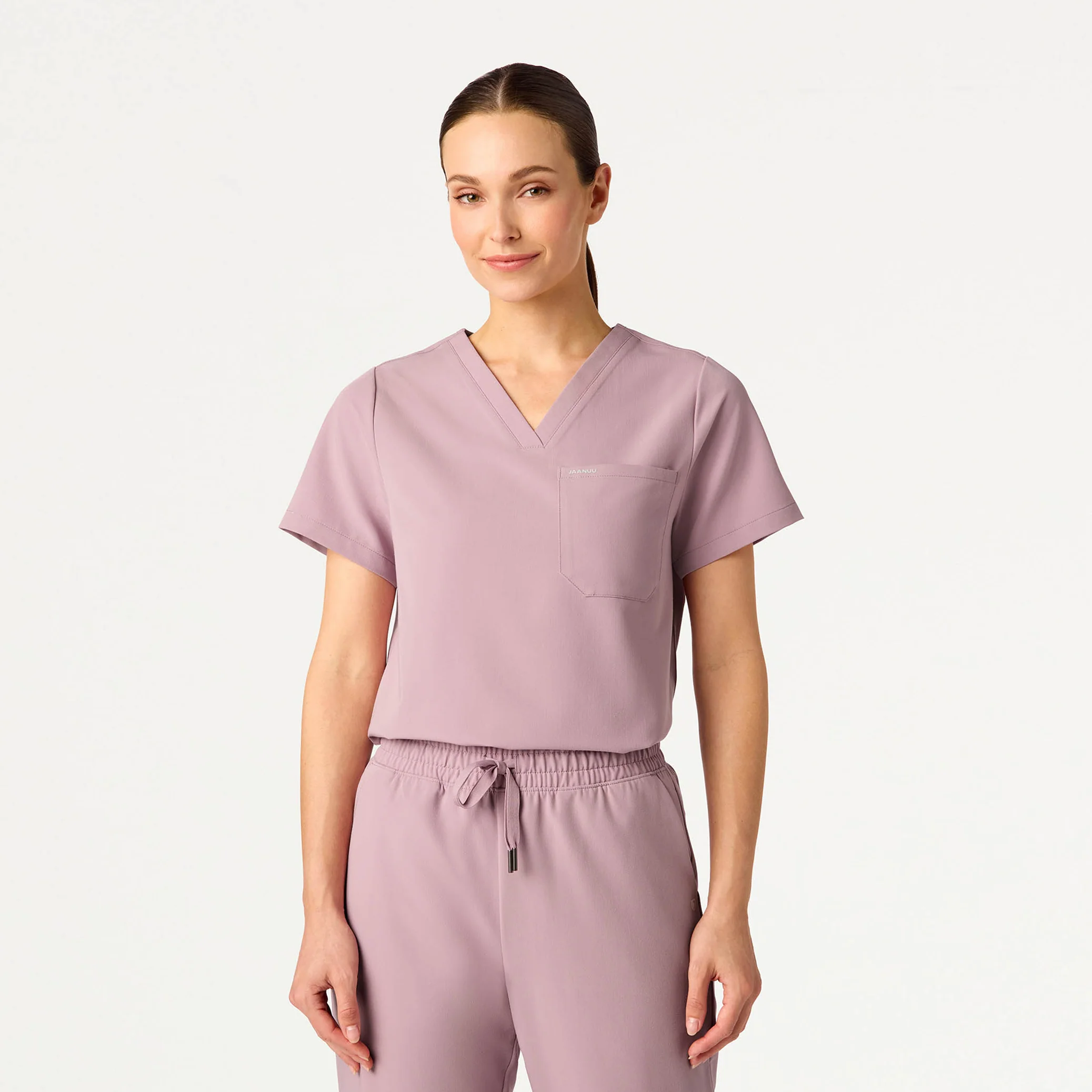 Rhena Essential 1-Pocket Scrub Top - Blossom - Image 2