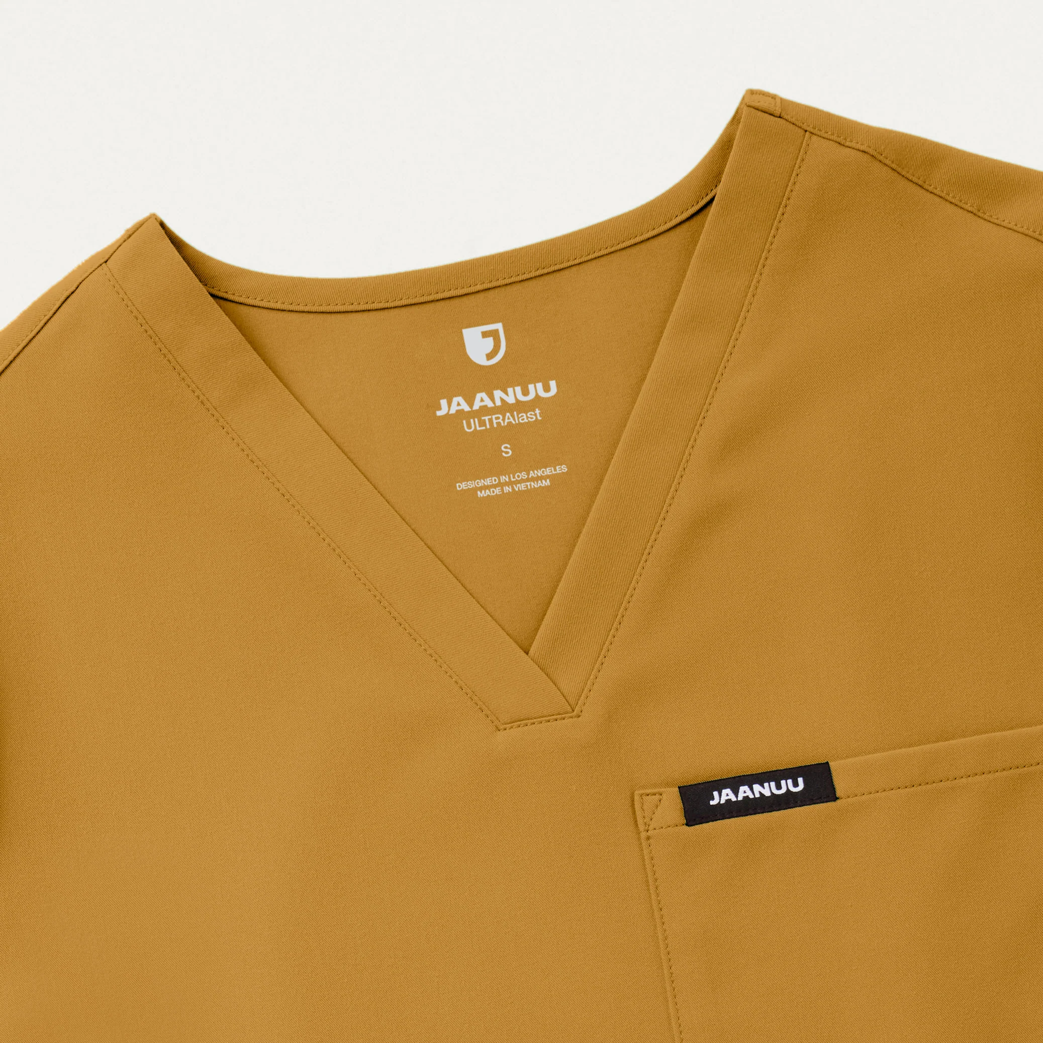 Rhena Essential 1-Pocket Scrub Top - Cider - Image 5