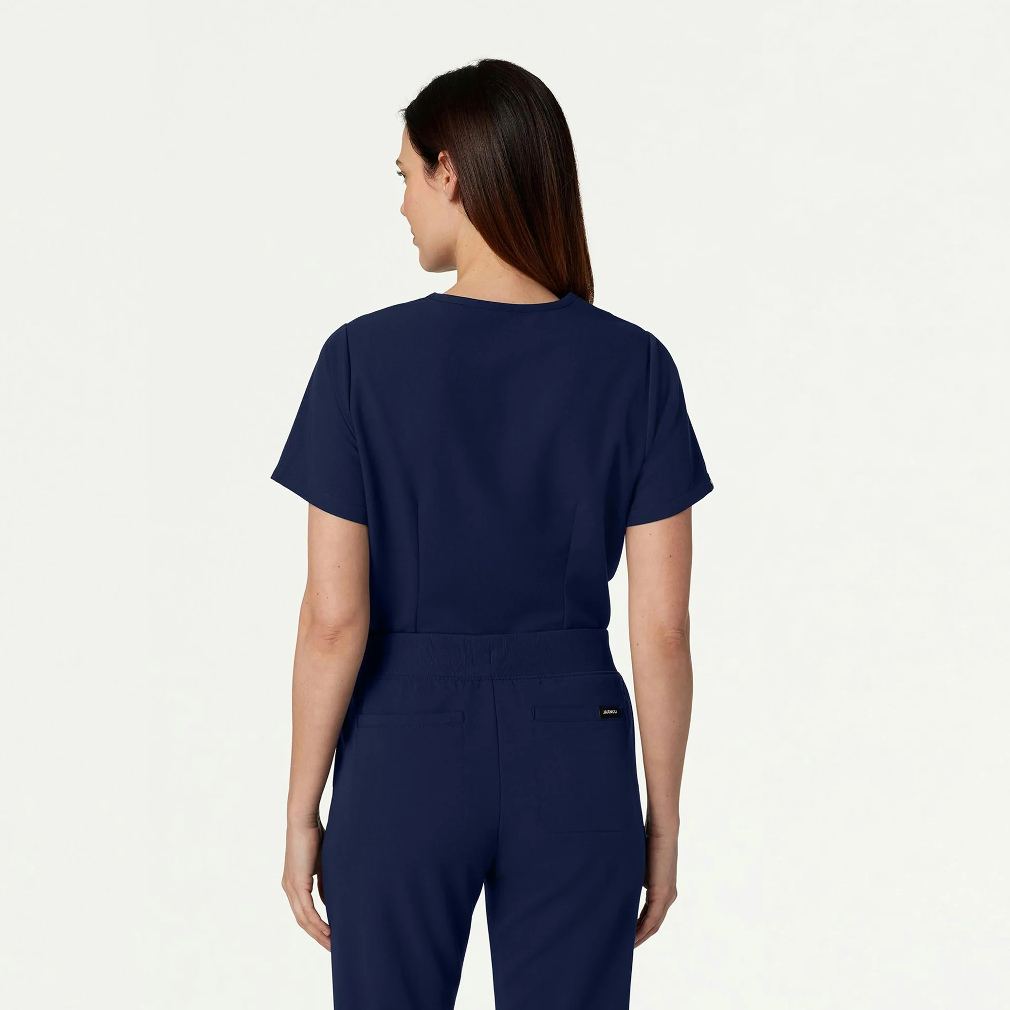 Rhena Essential 1-Pocket Scrub Top - Midnight Navy - Image 3