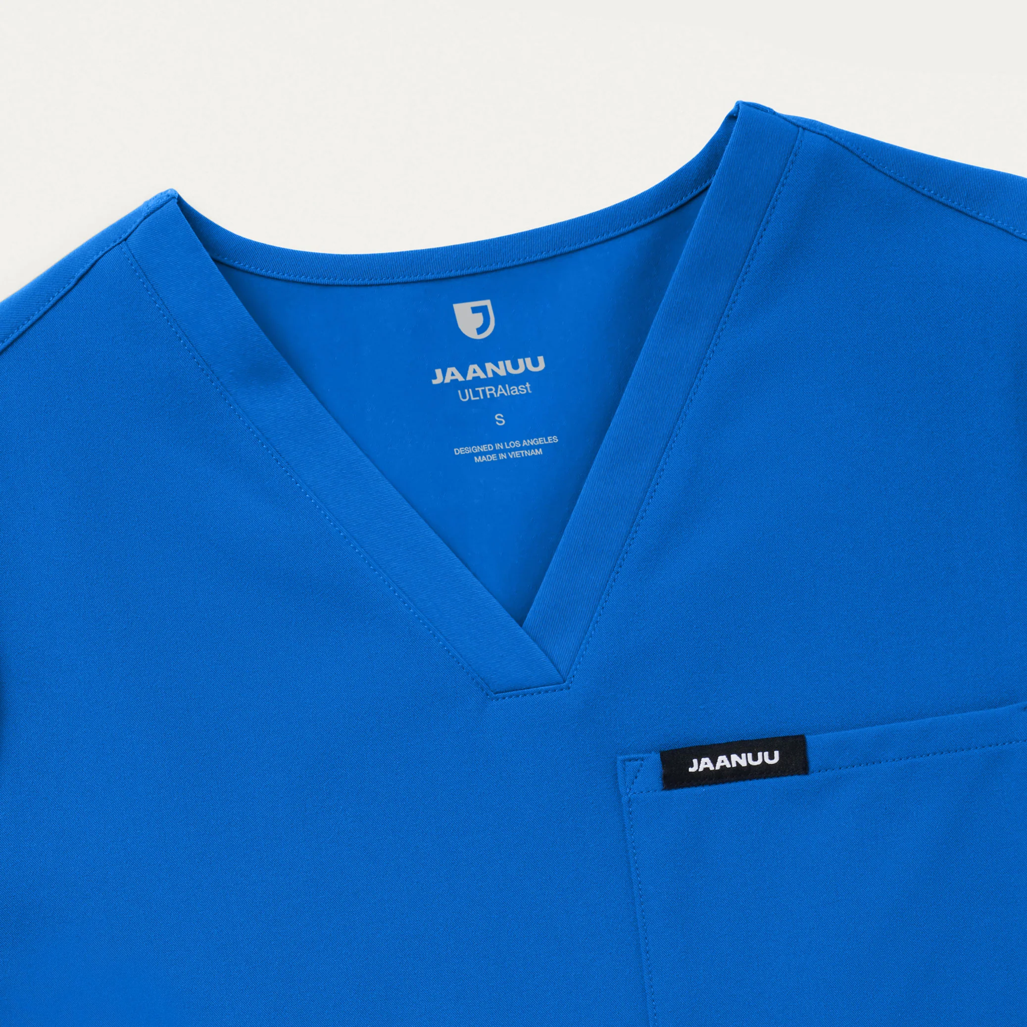Rhena Essential 1-Pocket Scrub Top - Royal Blue - Image 7