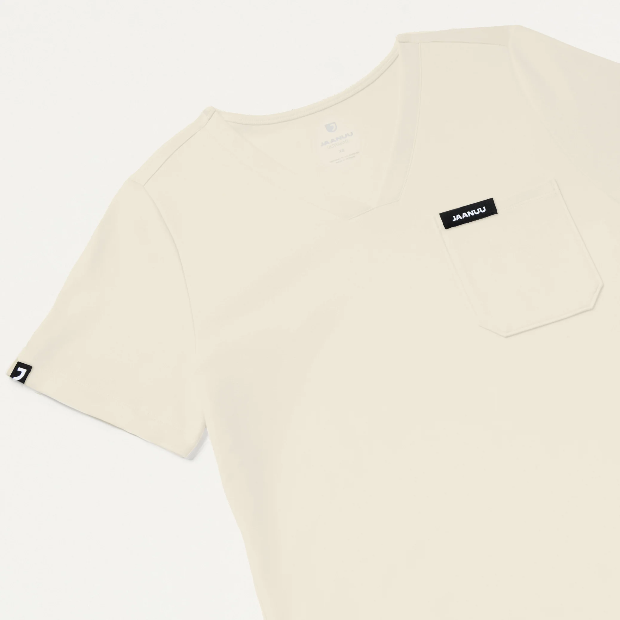 Rhena Slim UltraSOFT™ Scrub Top - Birch - Image 4