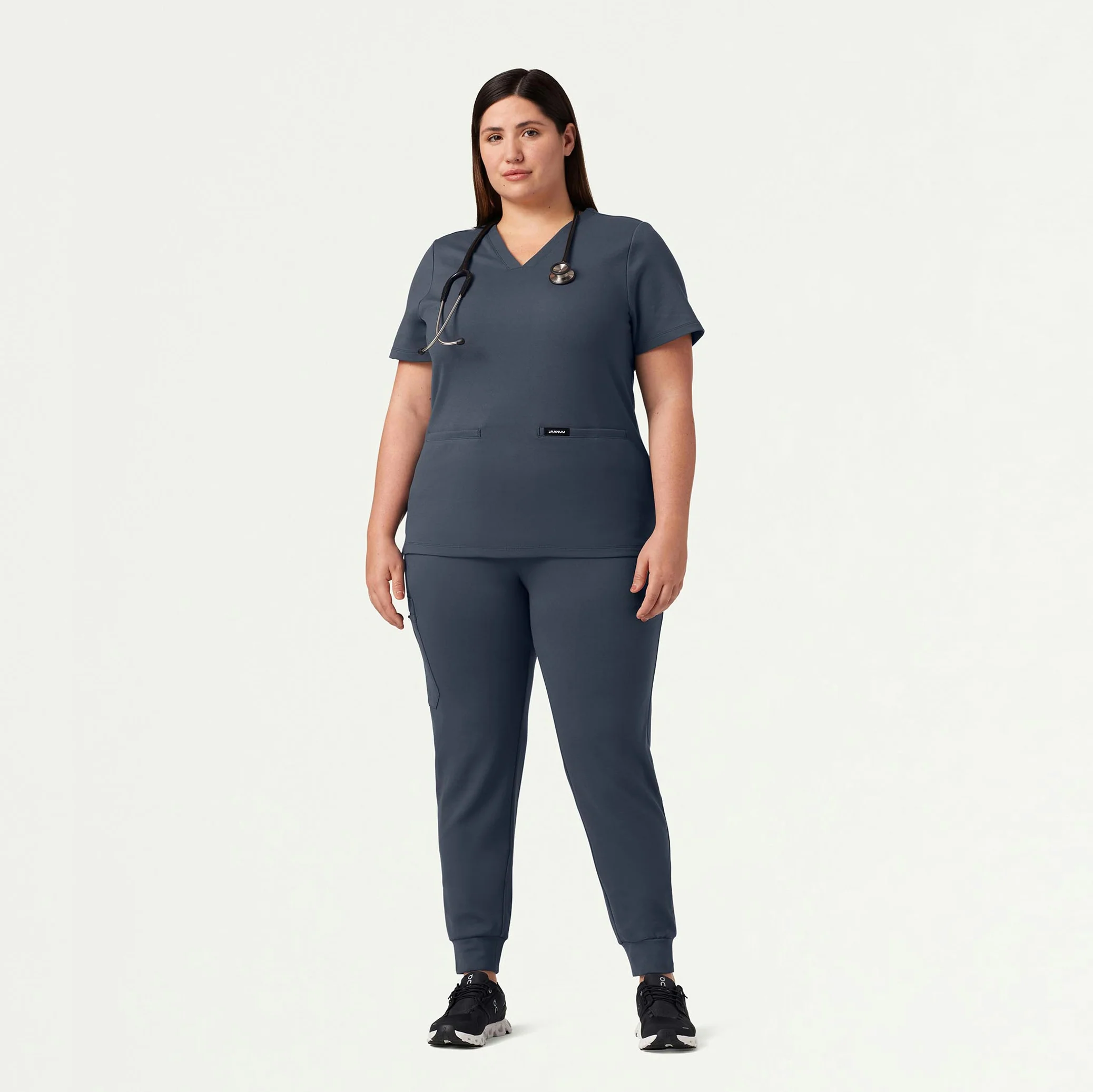 Rubi Slim UltraSOFT™ Scrub Jogger - Carbon Gray - Image 10
