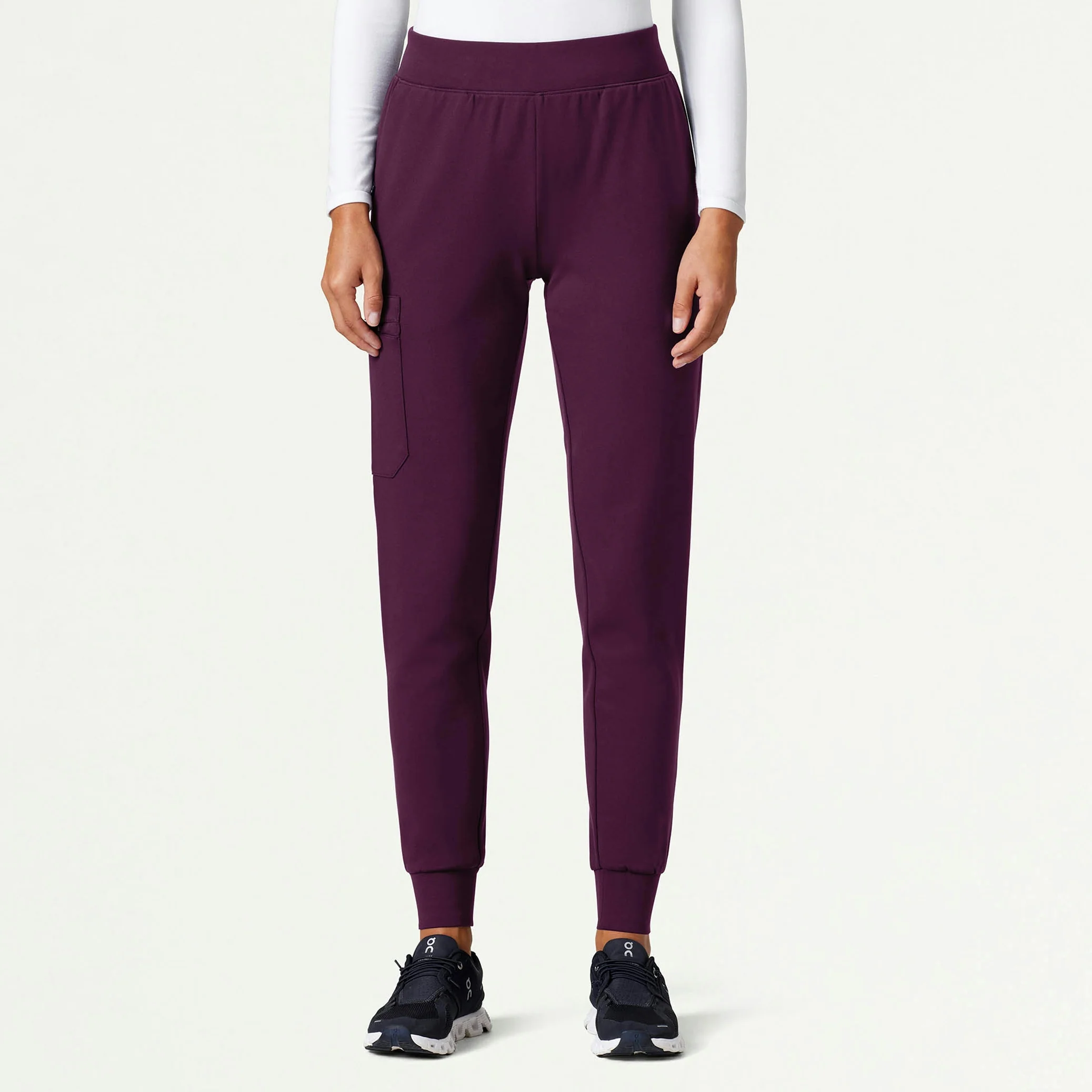Rubi Slim UltraSOFT™ Scrub Jogger - Deep Eggplant