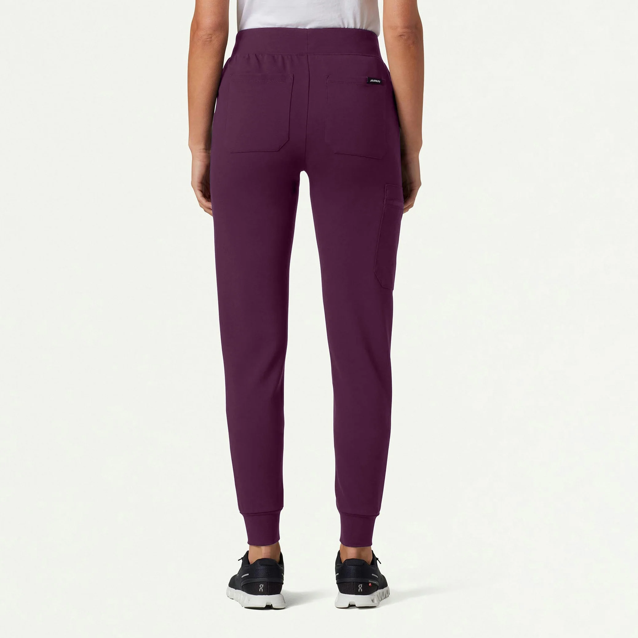 Rubi Slim UltraSOFT™ Scrub Jogger - Deep Eggplant - Image 4