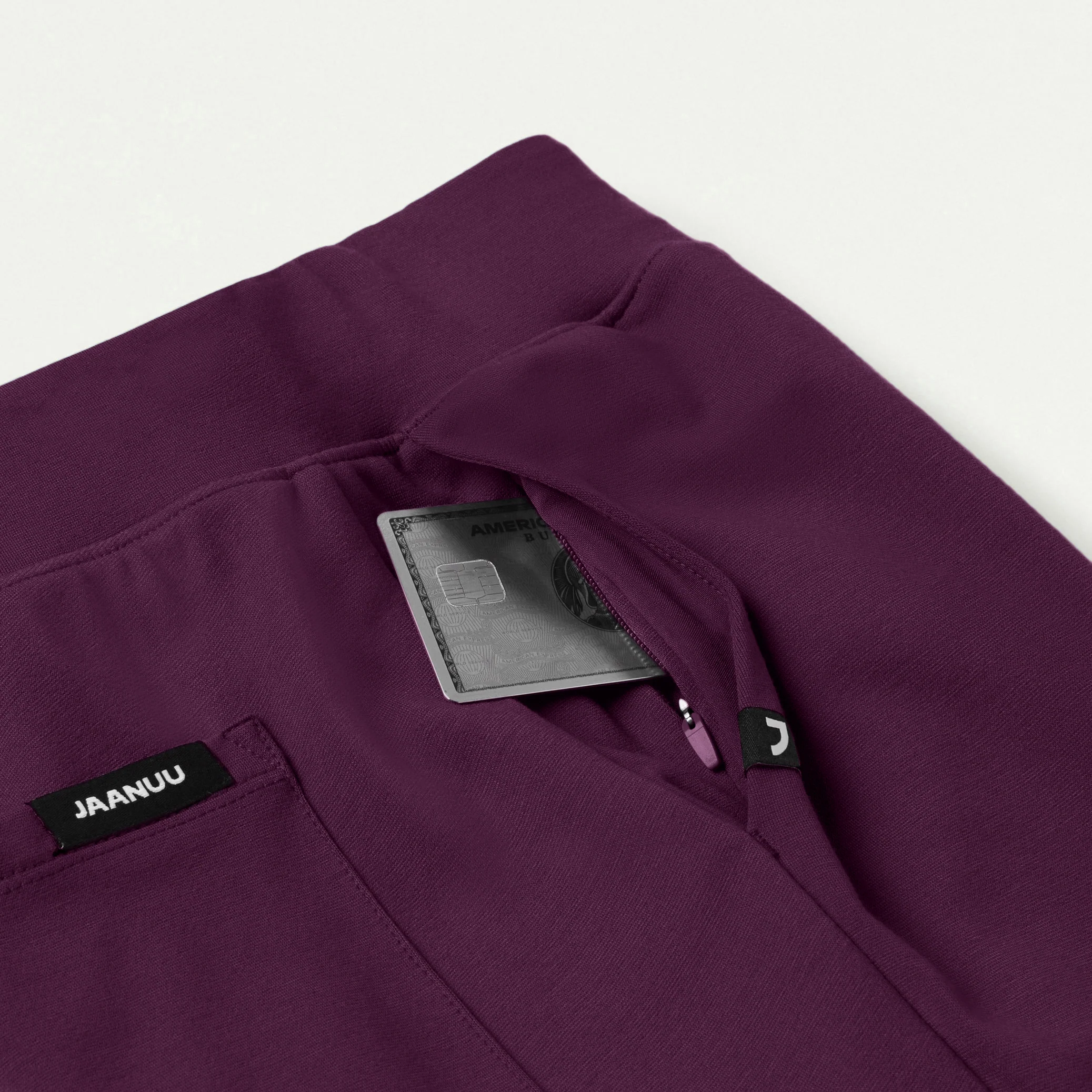Rubi Slim UltraSOFT™ Scrub Jogger - Deep Eggplant - Image 6