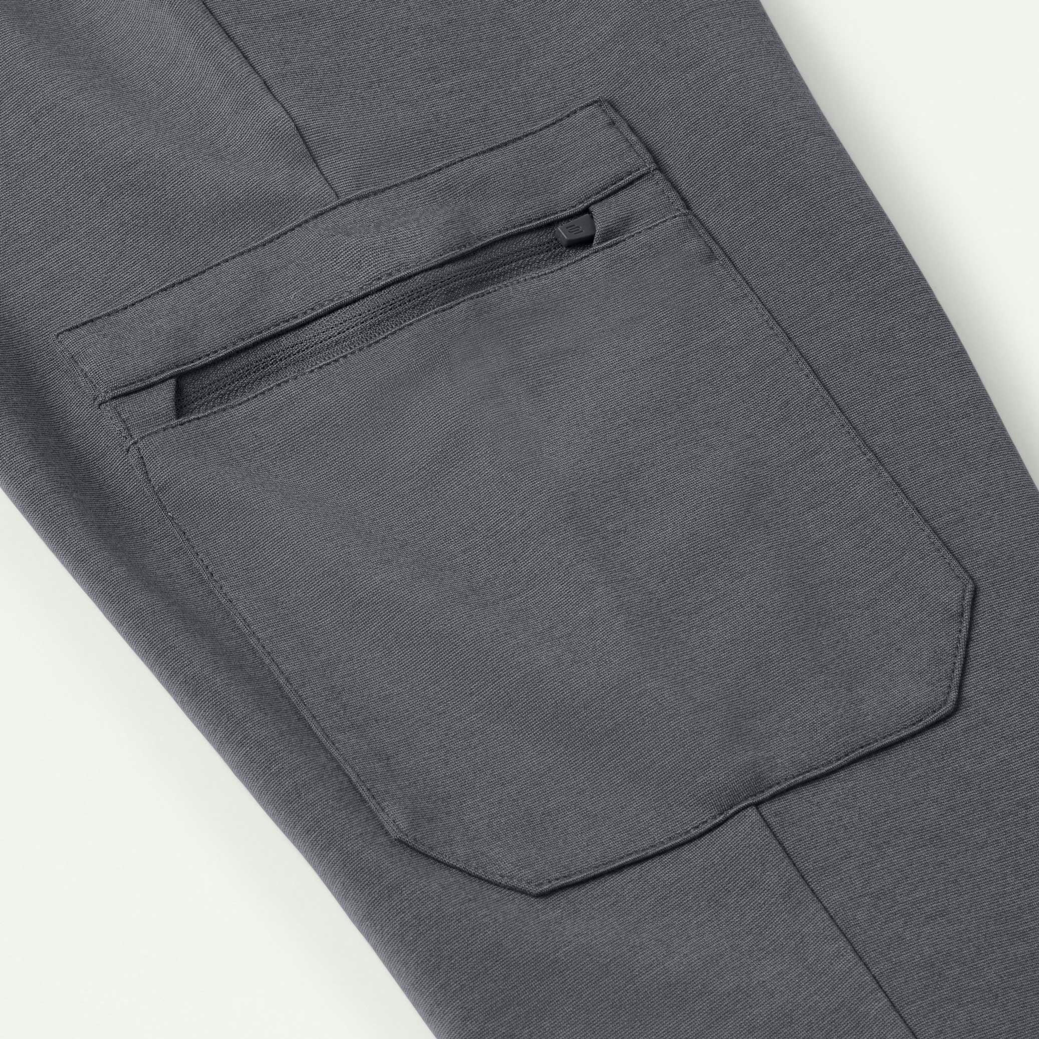 Rubi Slim UltraSOFT™ Scrub Jogger - Heather Gray - Image 10