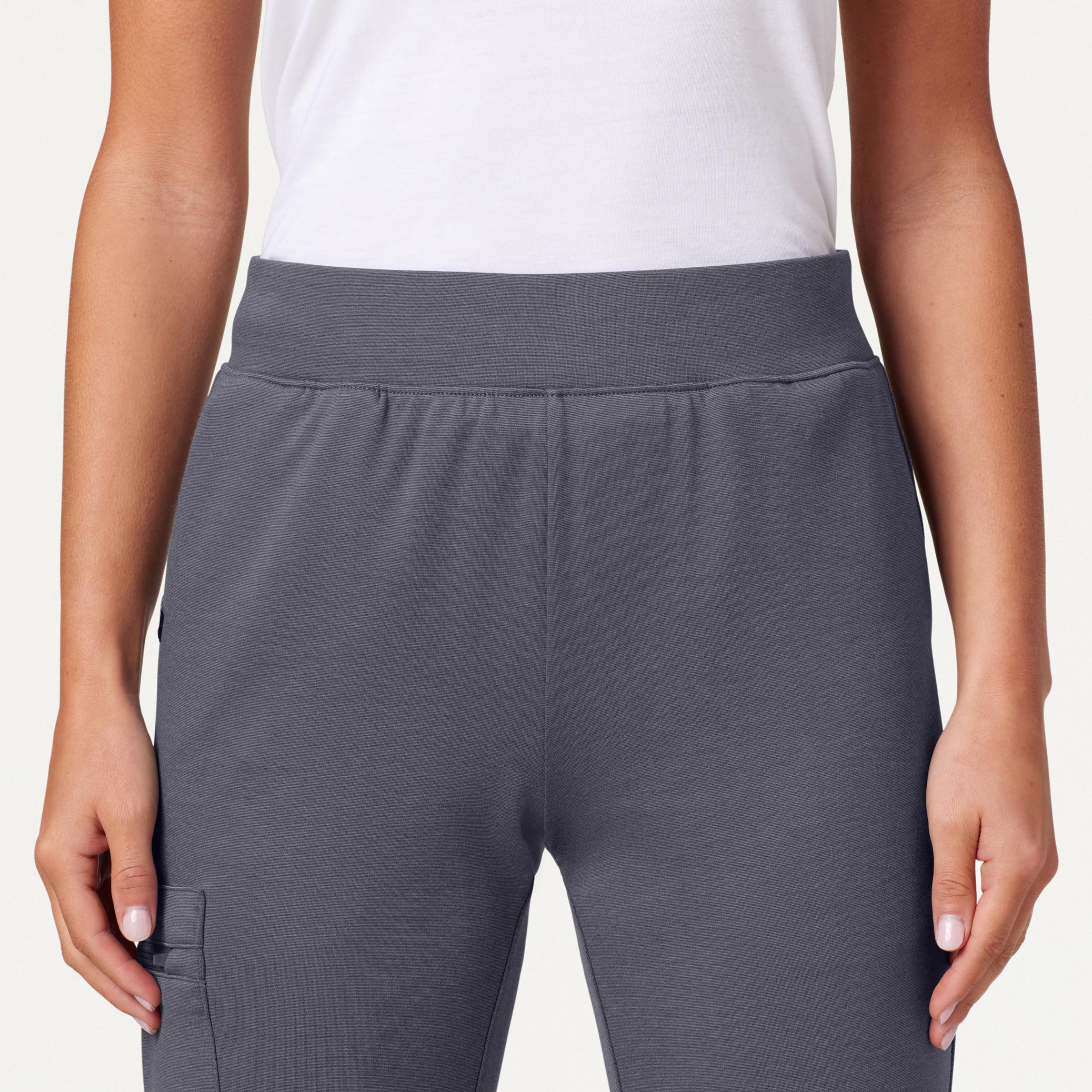 Rubi Slim UltraSOFT™ Scrub Jogger - Heather Gray - Image 5