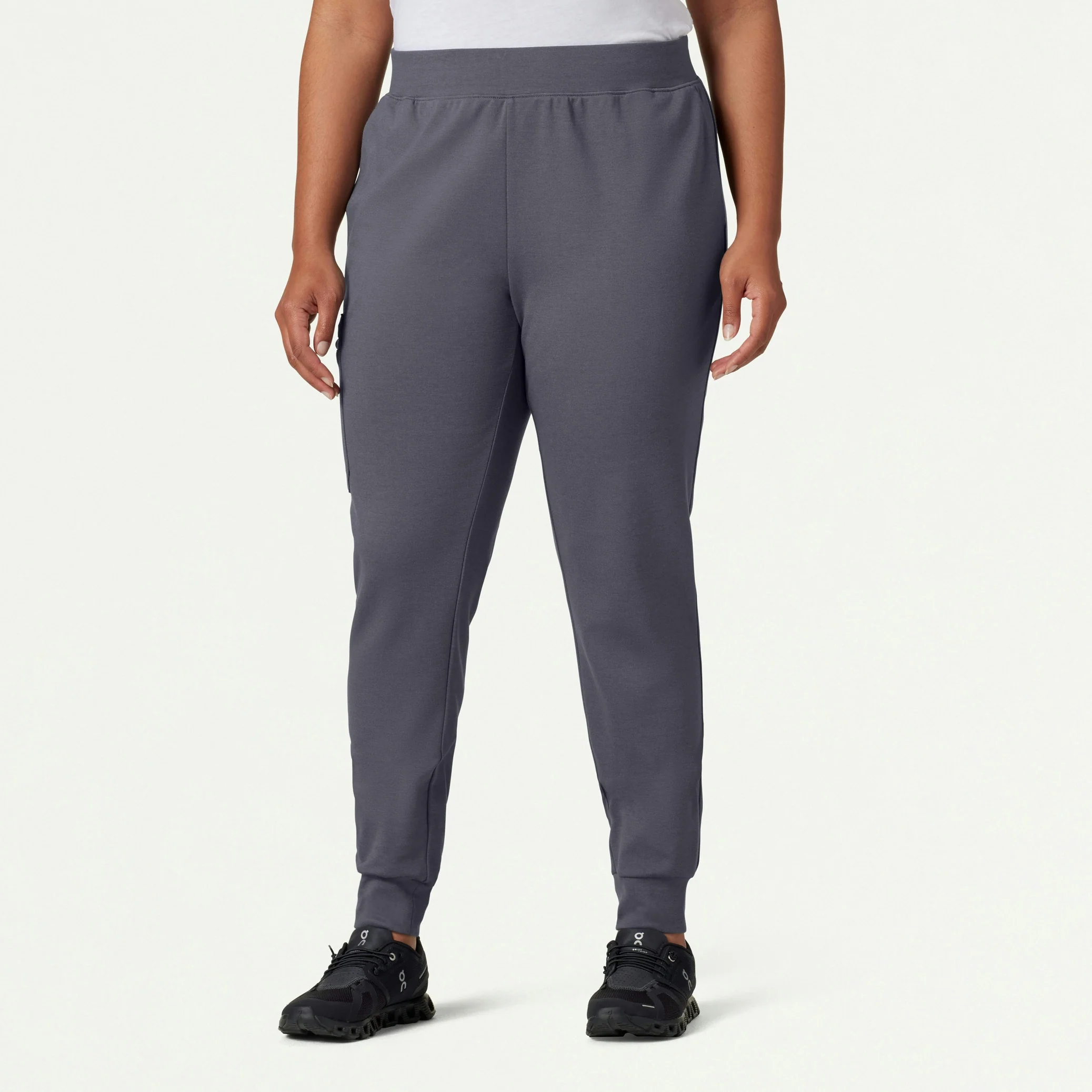 Rubi Slim UltraSOFT™ Scrub Jogger - Heather Gray - Image 7