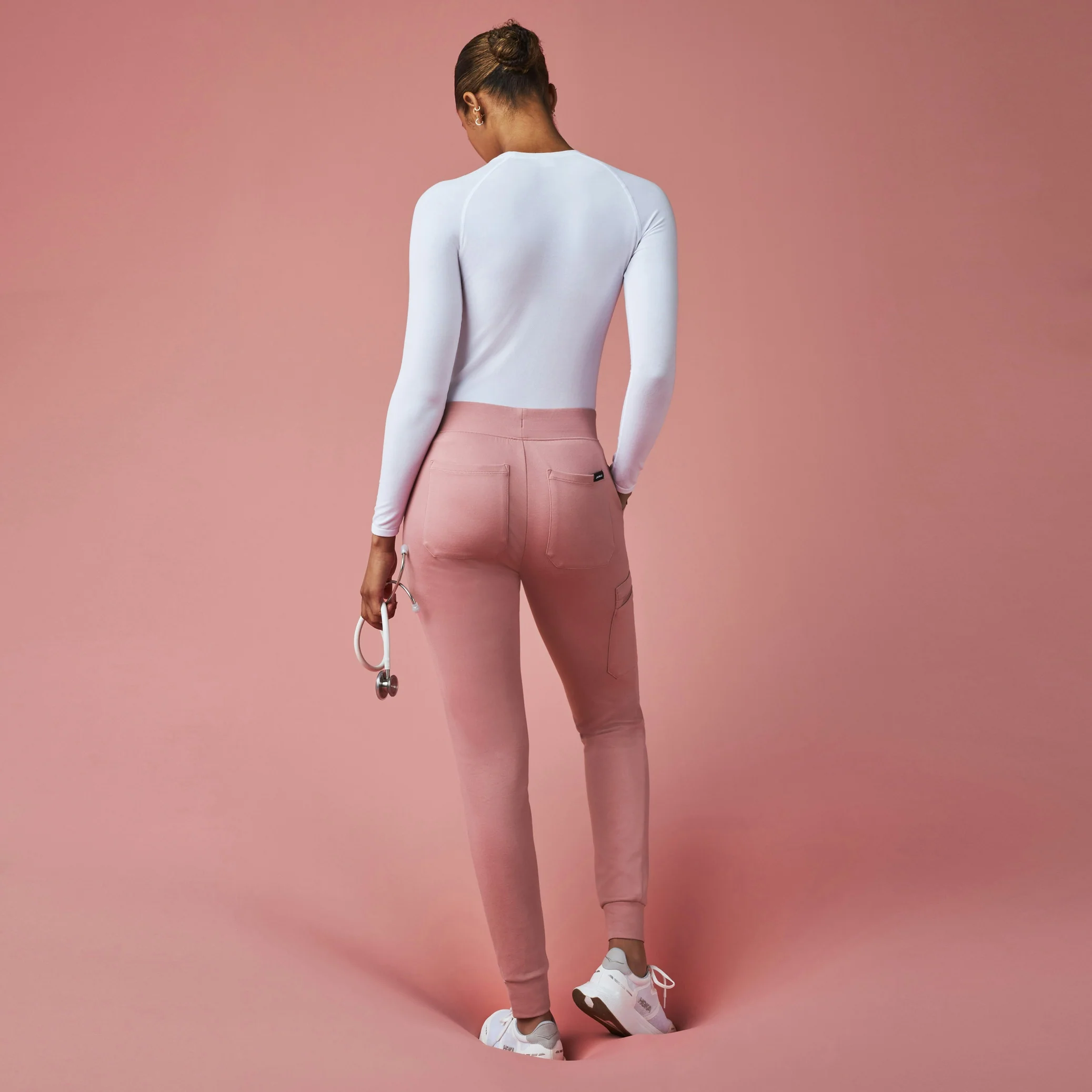 Rubi Slim UltraSOFT™ Scrub Jogger - Mauve - Image 2