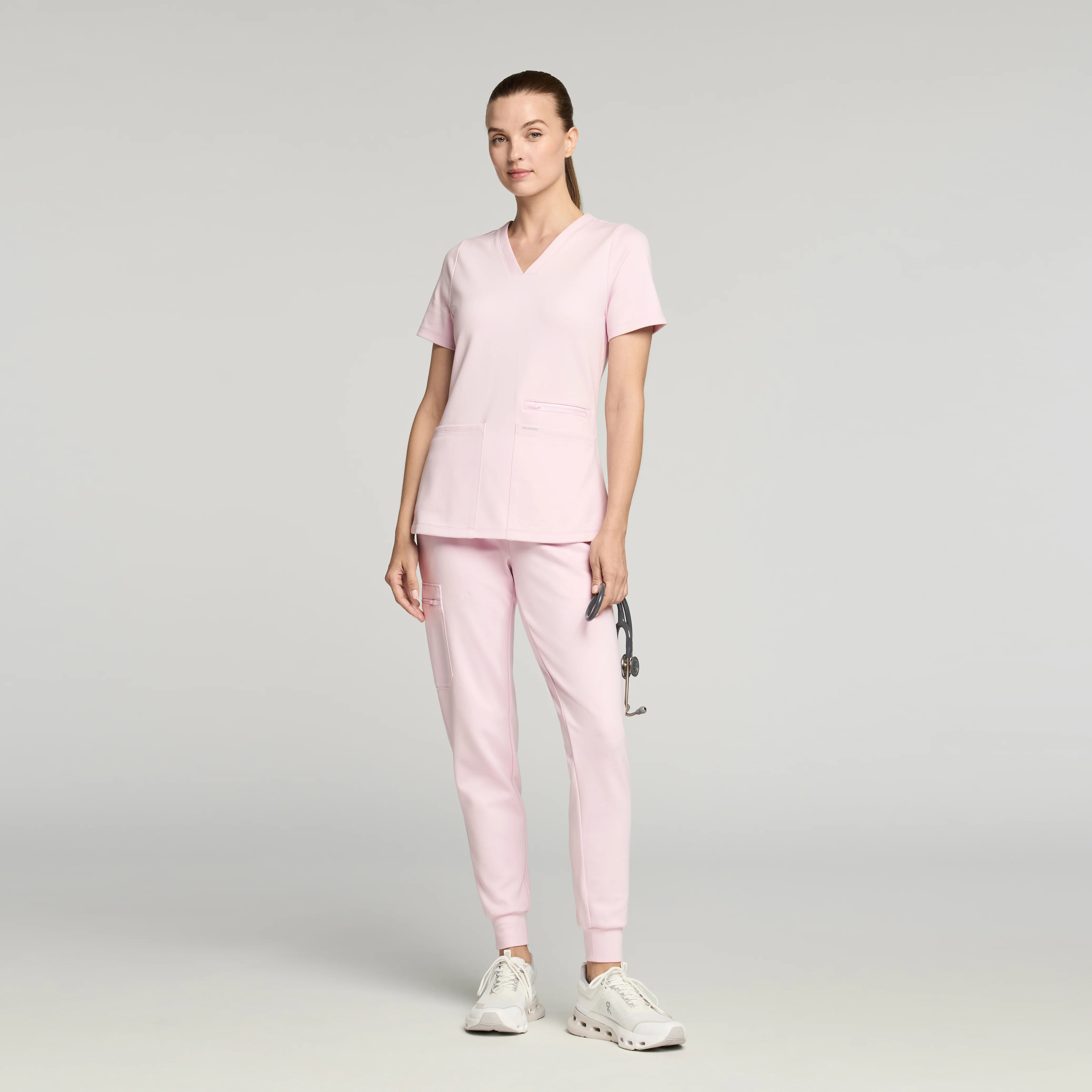 Rubi Slim UltraSOFT™ Scrub Jogger - Rose Quartz - Image 2