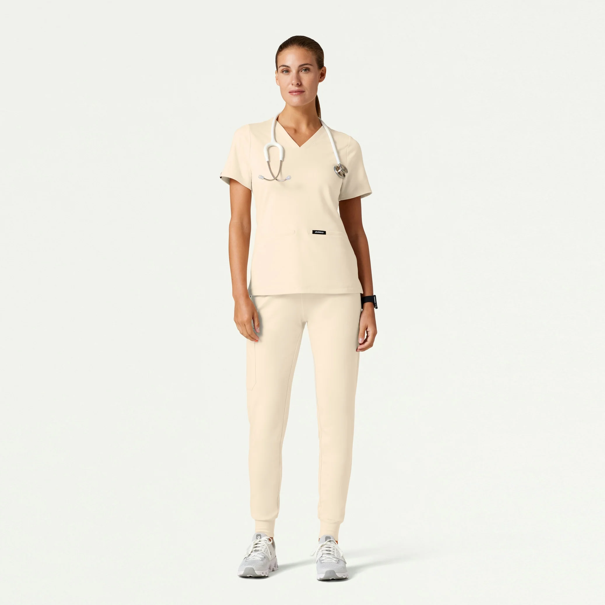 Rubi Slim UltraSOFT™ Scrub Jogger - Sand - Image 3