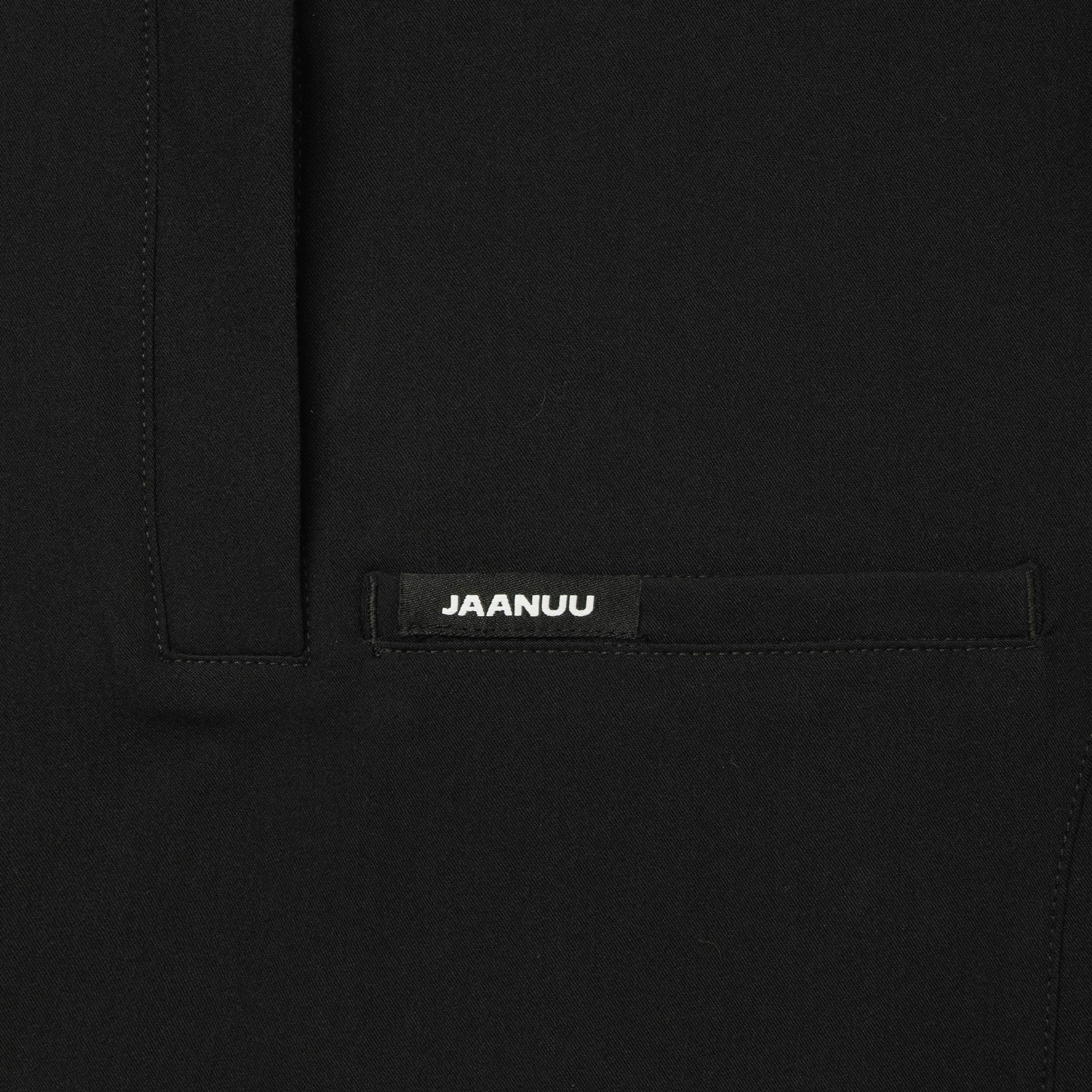 Savi Tuck-In Stand-Collar Scrub Top - Black - Image 9