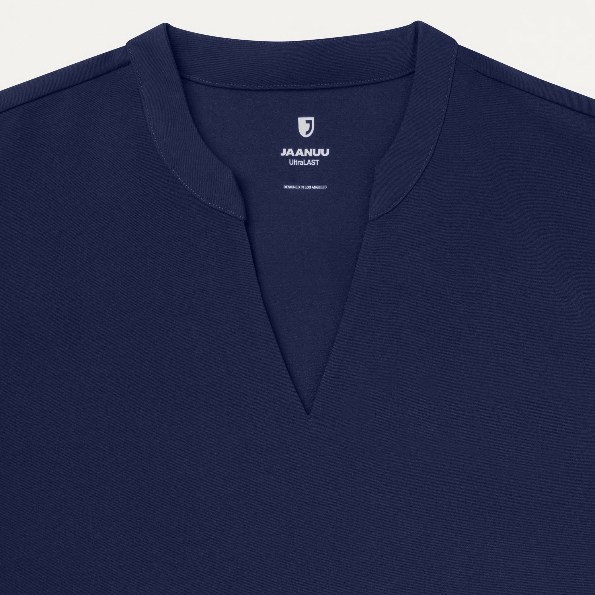 Shay Cap-Sleeve Scrub Top - Midnight Navy - Image 6