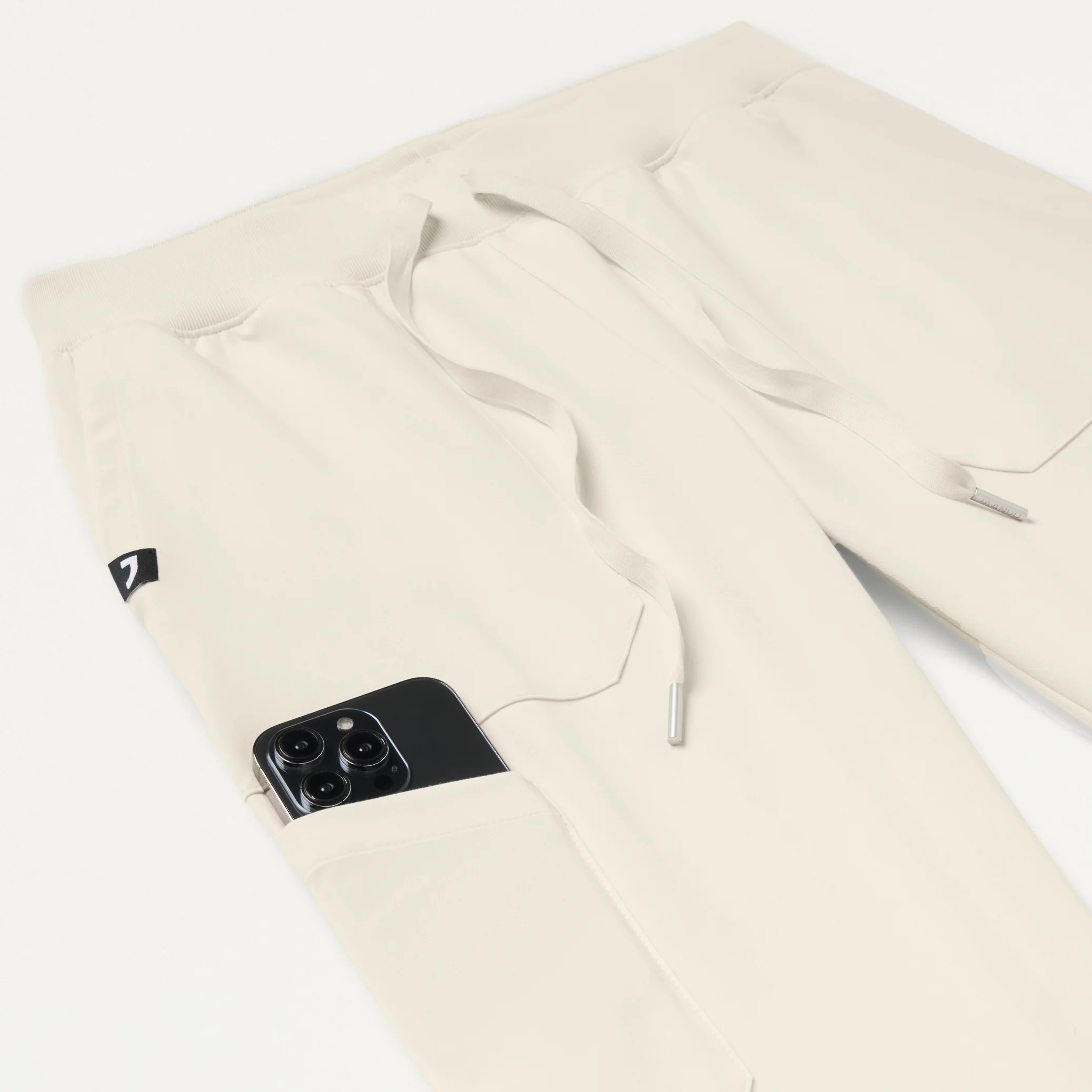 Silex Slim Cargo Knit-Waist Scrub Jogger - Birch - Image 5