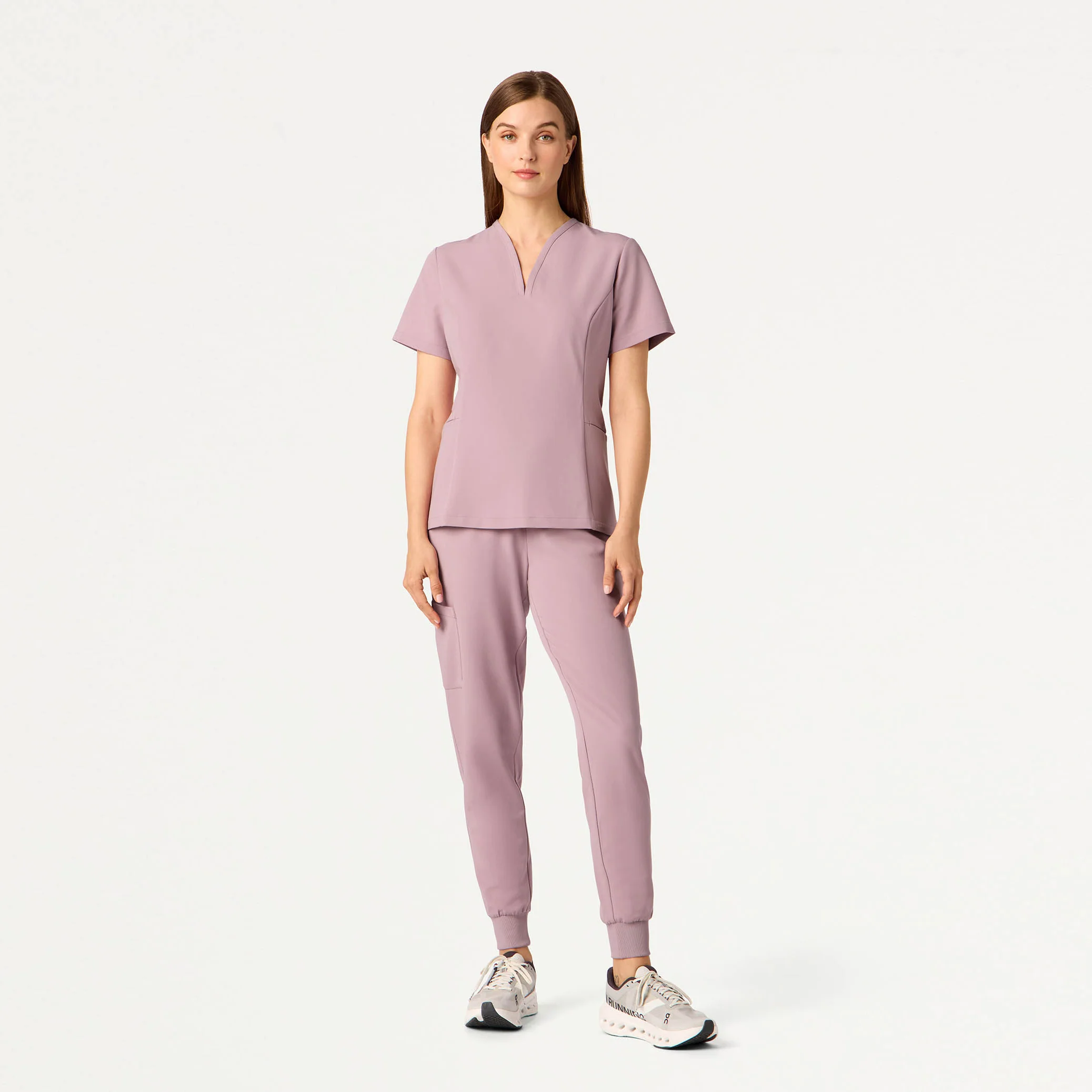 Silex Slim Knit-Waist Scrub Jogger - Blossom - Image 2