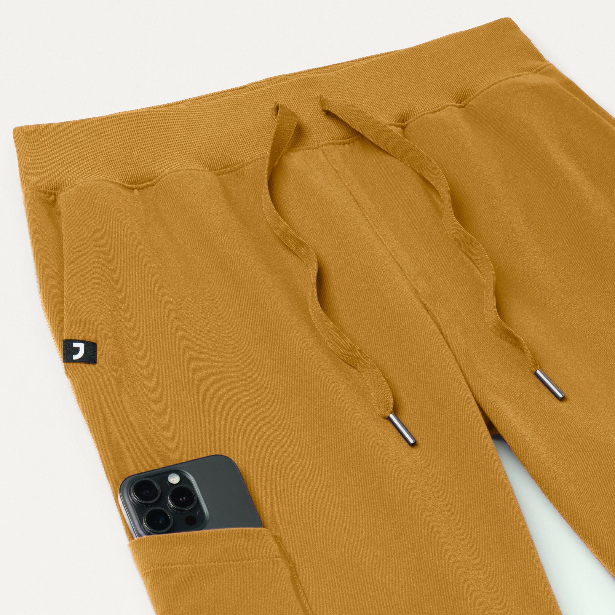 Silex Slim Knit-Waist Scrub Jogger - Cider - Image 5