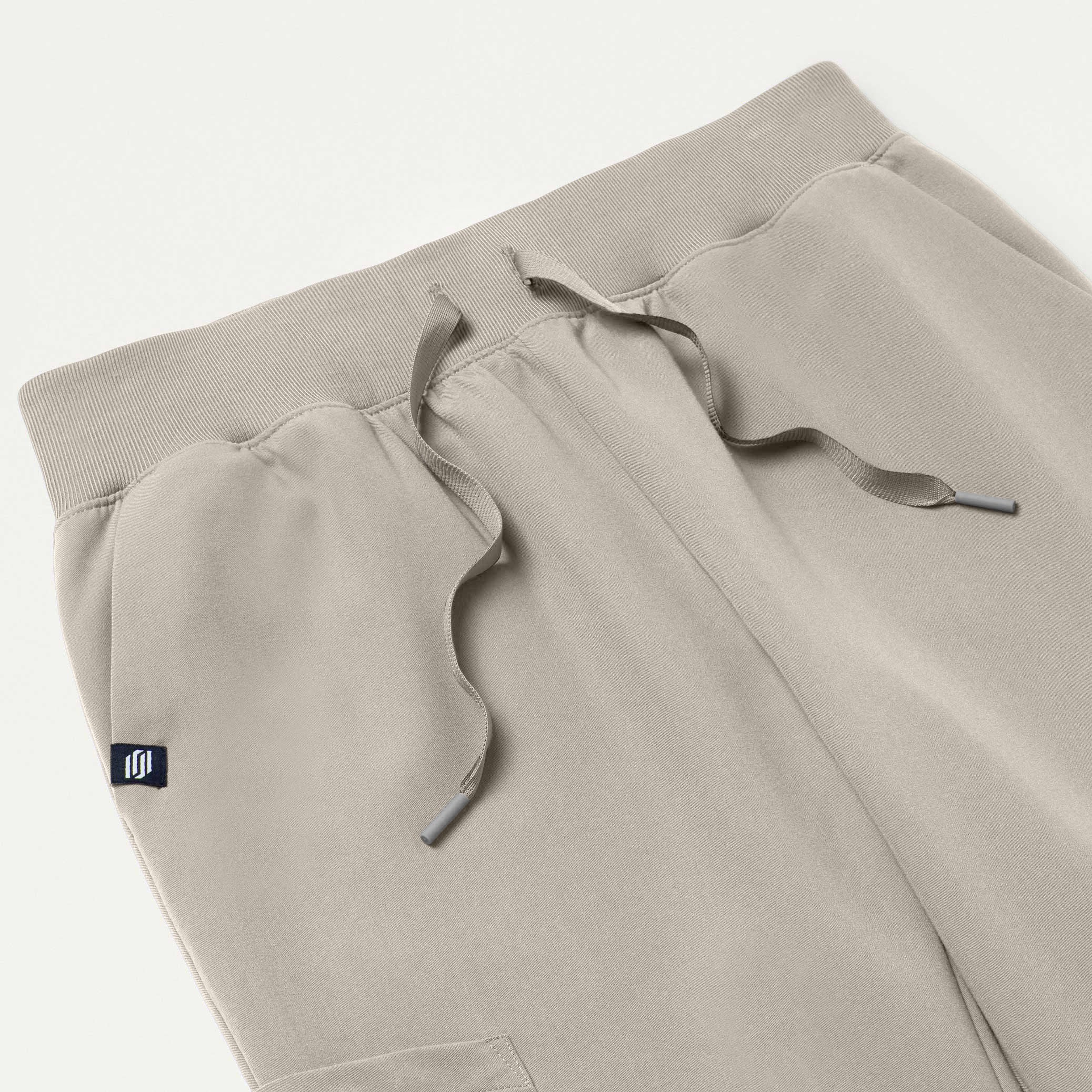 Silex Slim Knit-Waist Scrub Jogger - Fog - Image 5