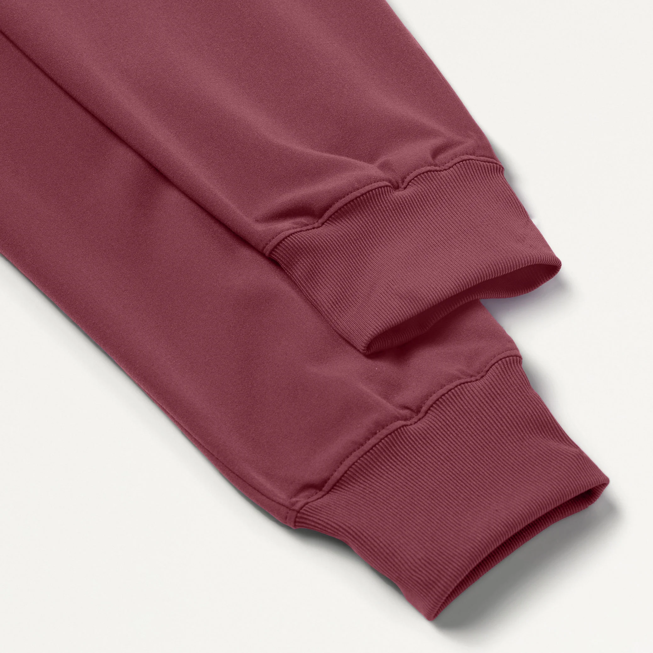 Silex Slim Knit-Waist Scrub Jogger - Rosewood - Image 6