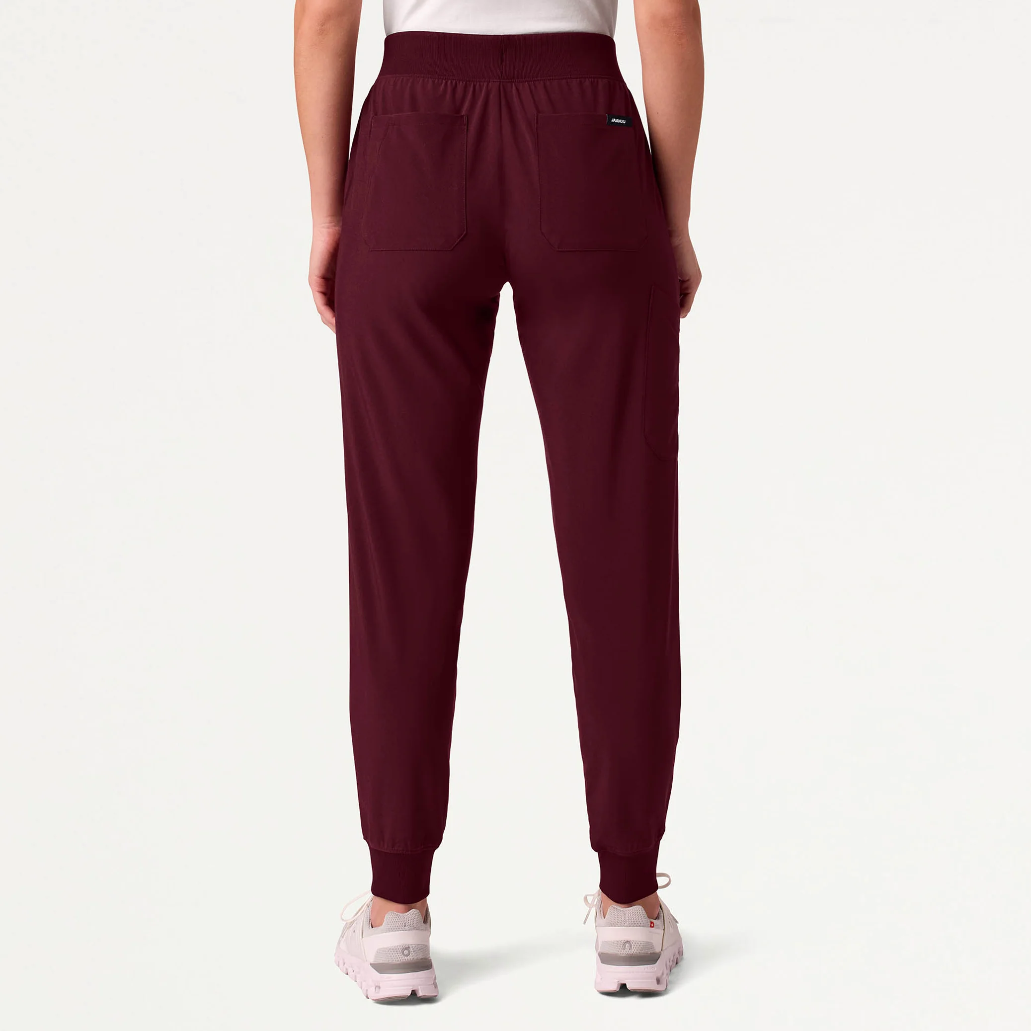 Silex UltraLITE™ 6-Pocket Slim Scrub Jogger - Burgundy - Image 4