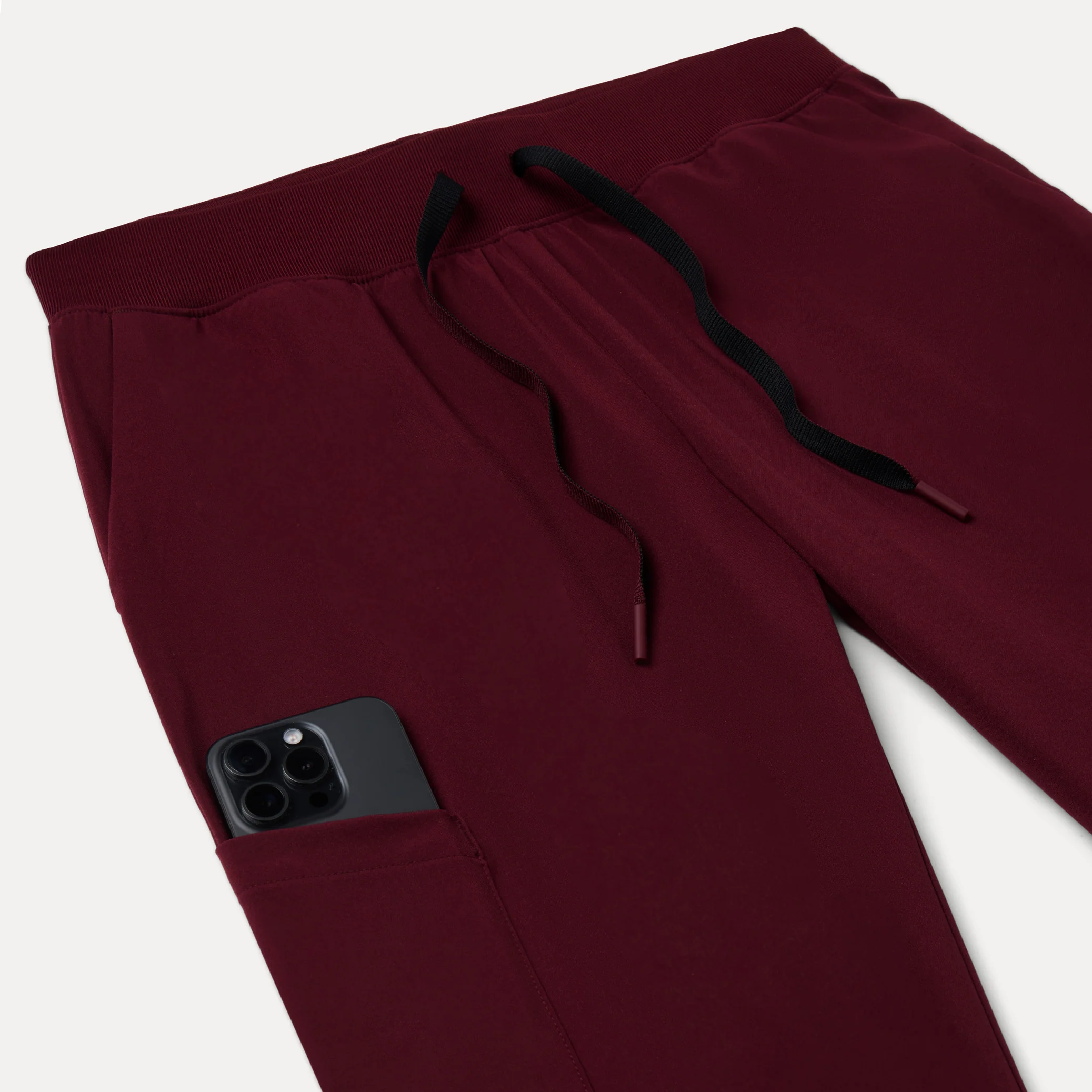 Silex UltraLITE™ 6-Pocket Slim Scrub Jogger - Burgundy - Image 5