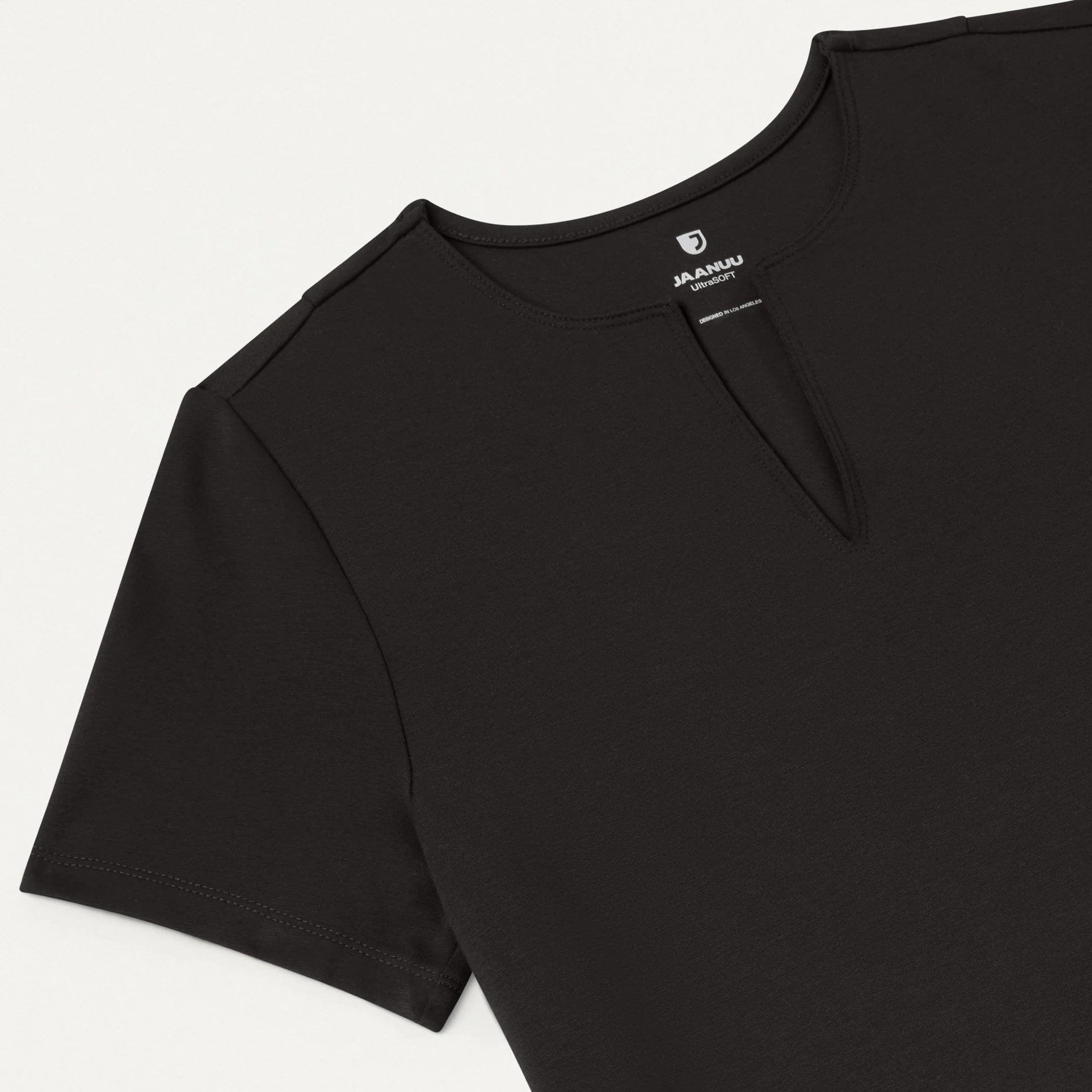 Sloane Slim UltraSOFT™ Scrub Top - Charcoal - Image 6