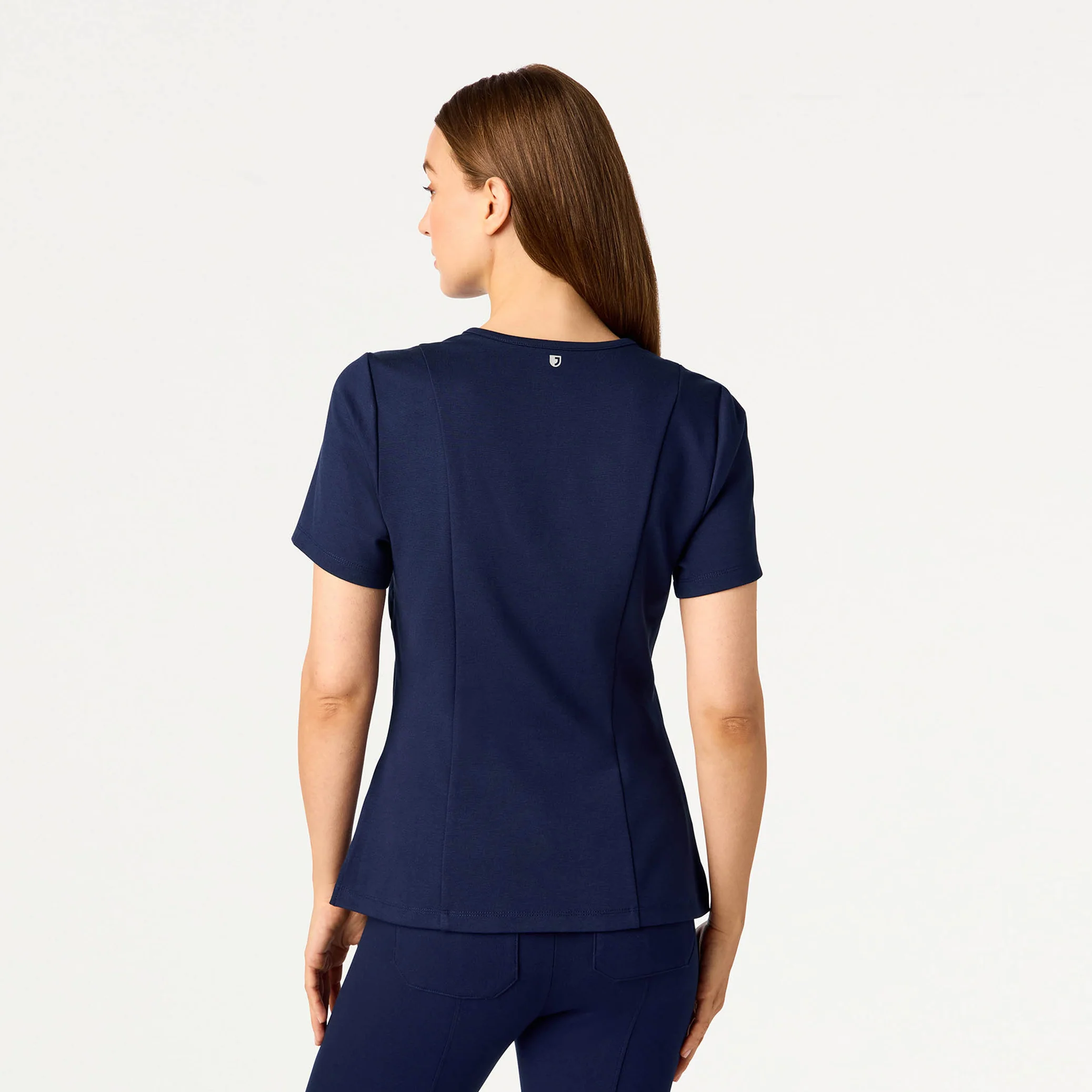 Sloane Slim UltraSOFT™ Scrub Top - Midnight Navy - Image 3