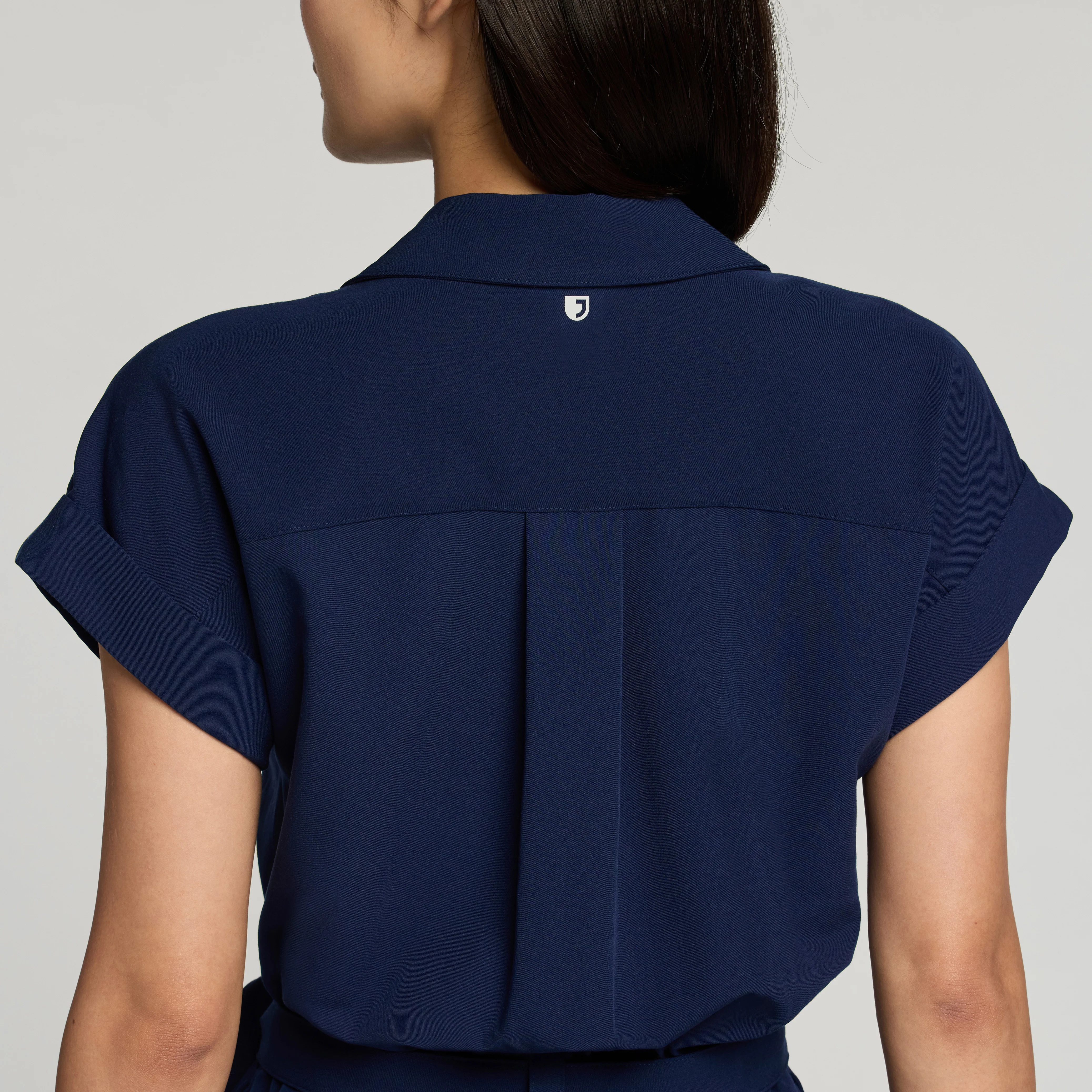 The Wide-Leg Scrub Jumpsuit - Midnight Navy - Image 9