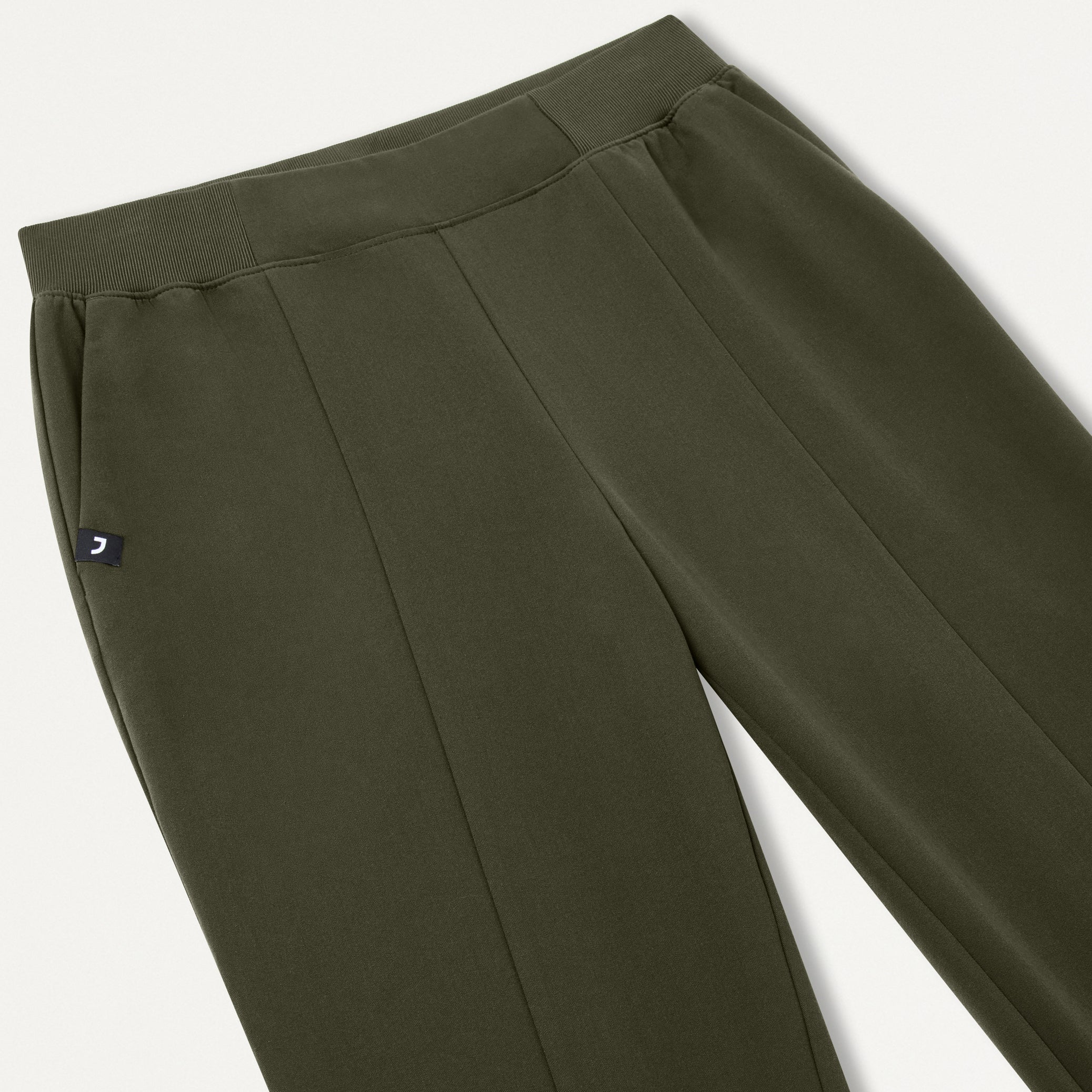 Willow Slim High Waisted Scrub Jogger - Deep Olive - Image 5