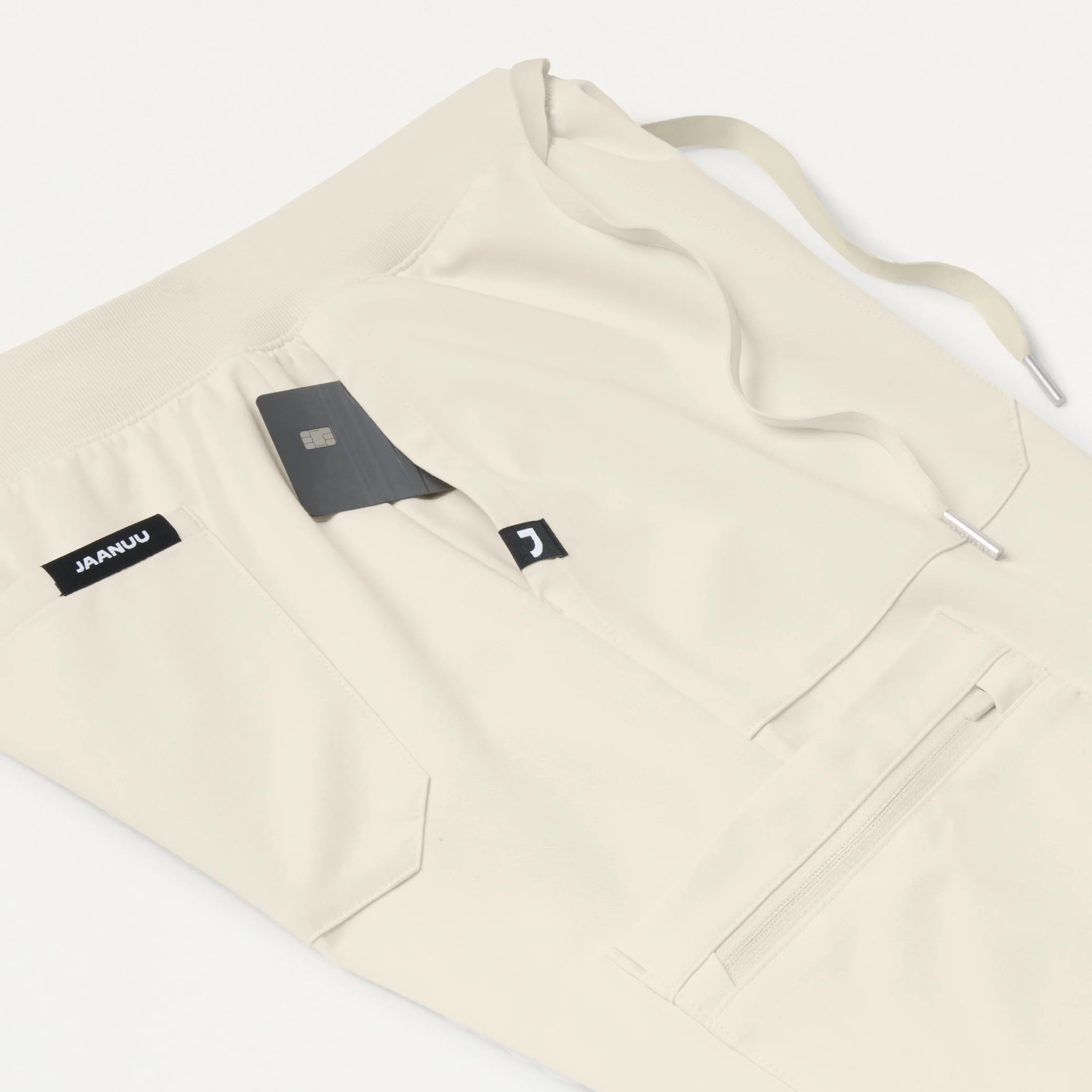 Xenos Cargo Knit-Waist Scrub Pant - Birch - Image 6