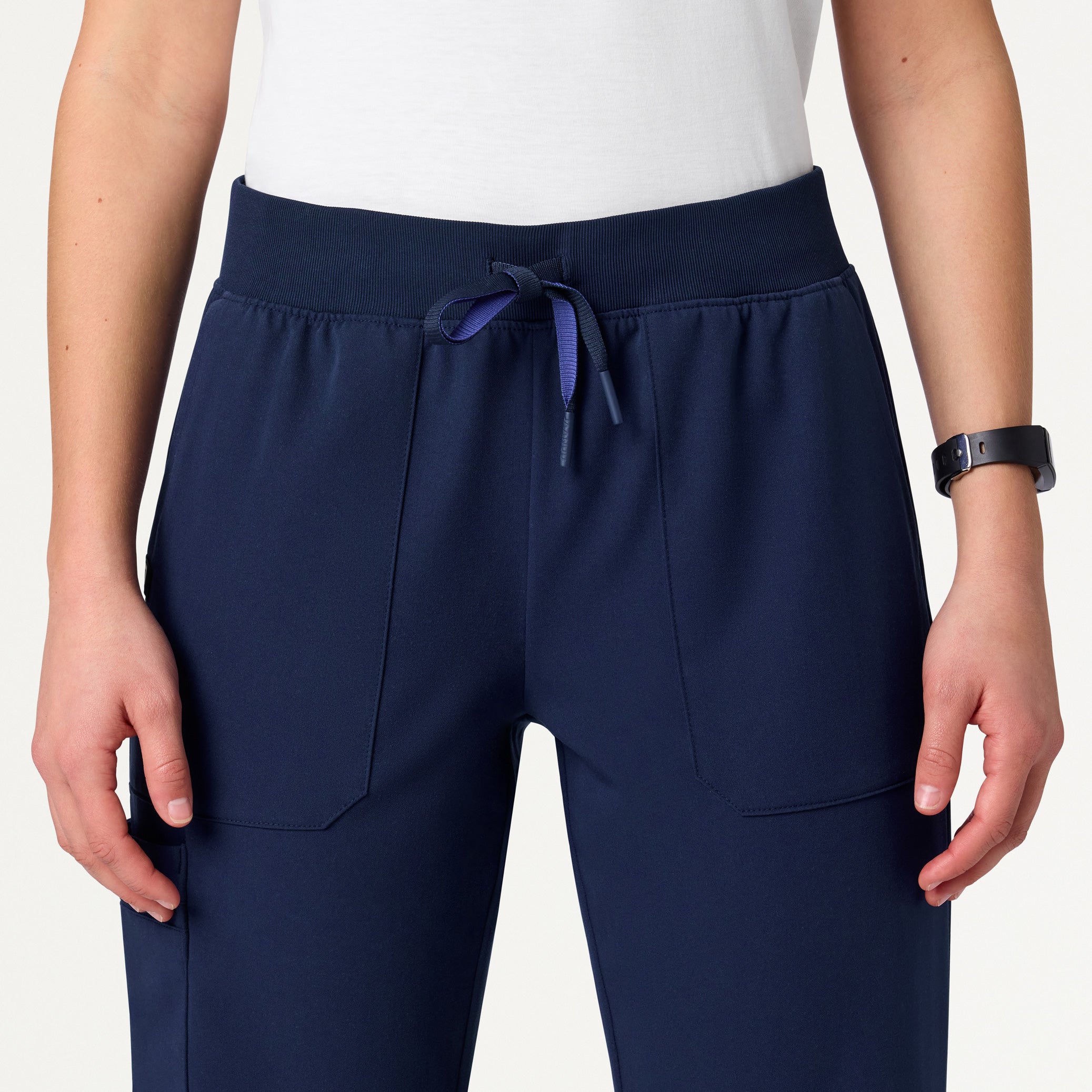 Xenos Cargo Knit-Waist Scrub Pant - Midnight Navy - Image 6