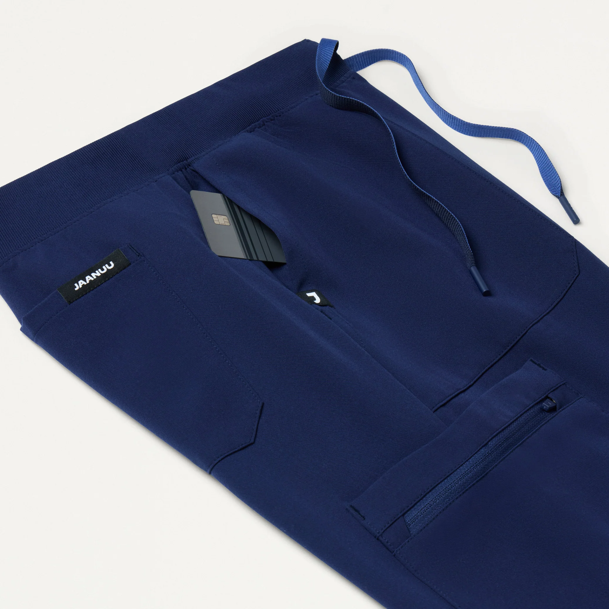 Xenos Cargo Knit-Waist Scrub Pant - Midnight Navy - Image 8