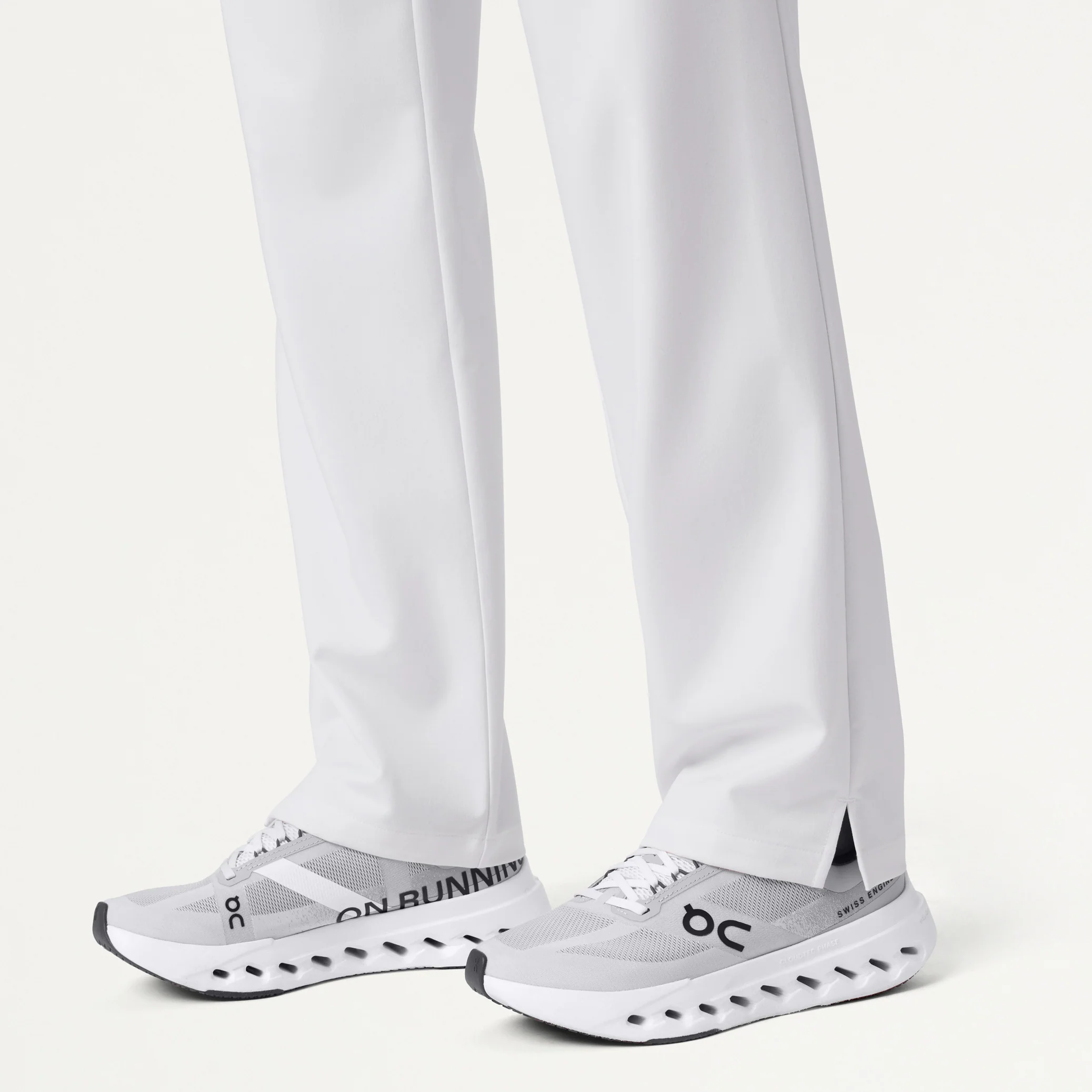 Xenos Cargo Knit-Waist Scrub Pant - White - Image 8