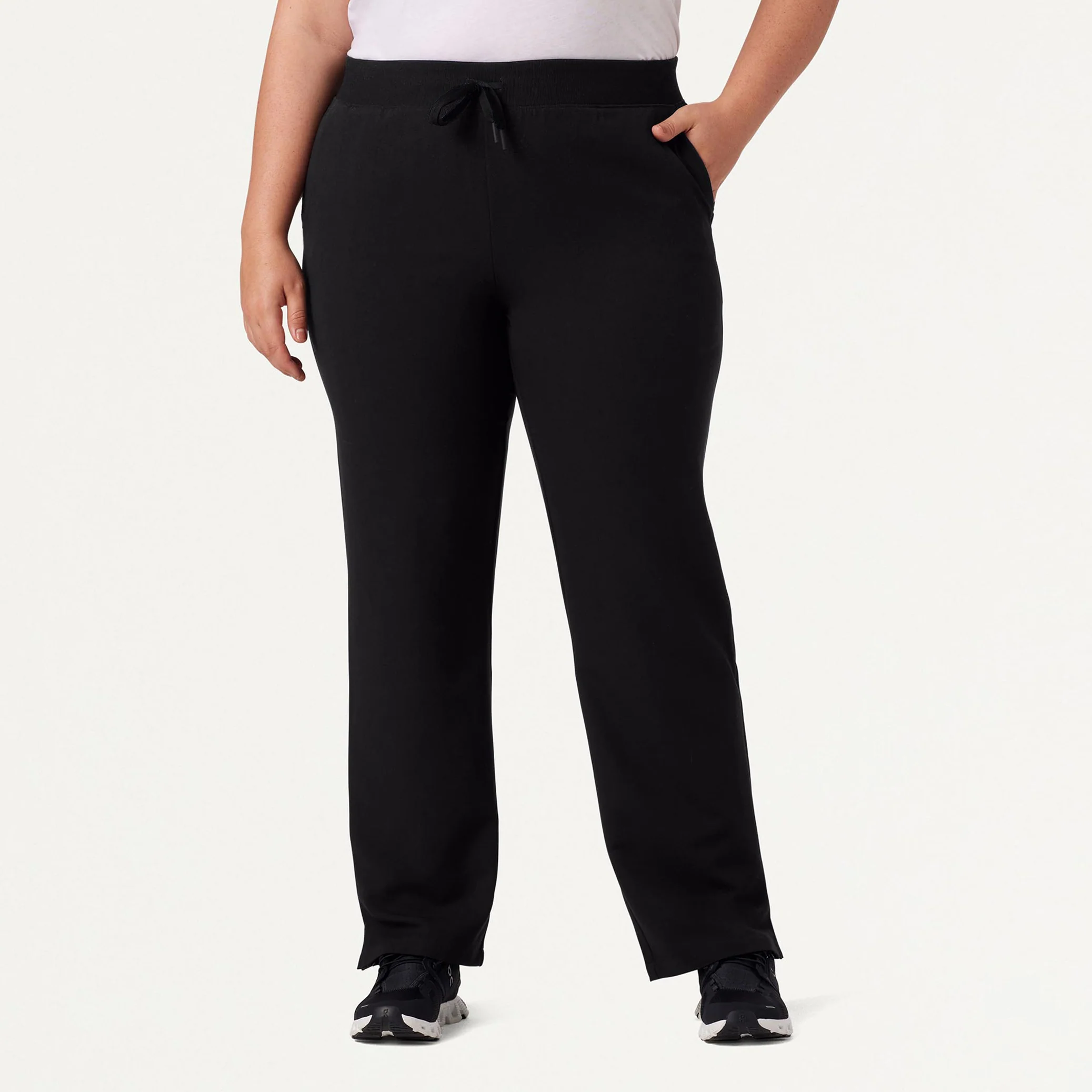 Xenos Essential Knit-Waist Scrub Pant - Black - Image 8