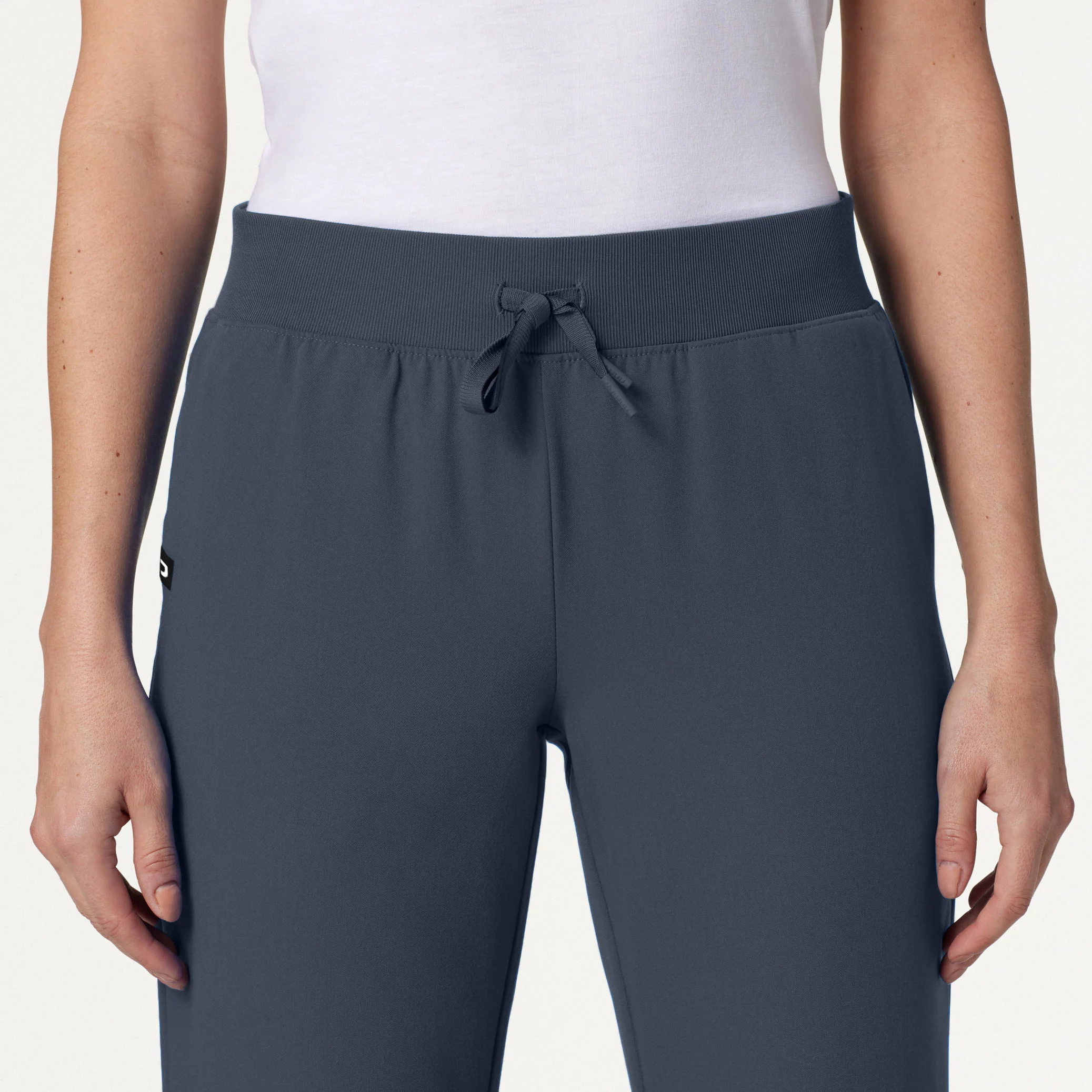 Xenos Essential Knit-Waist Scrub Pant - Carbon Gray - Image 5