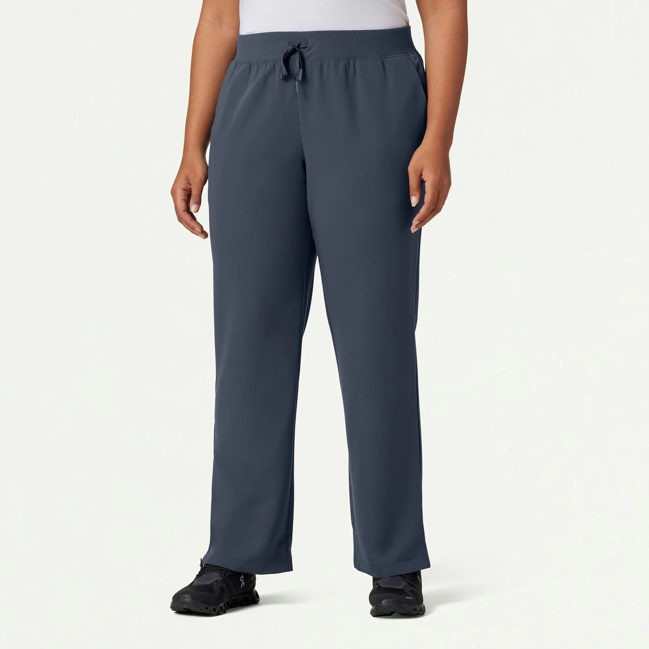 Xenos Essential Knit-Waist Scrub Pant - Carbon Gray - Image 9